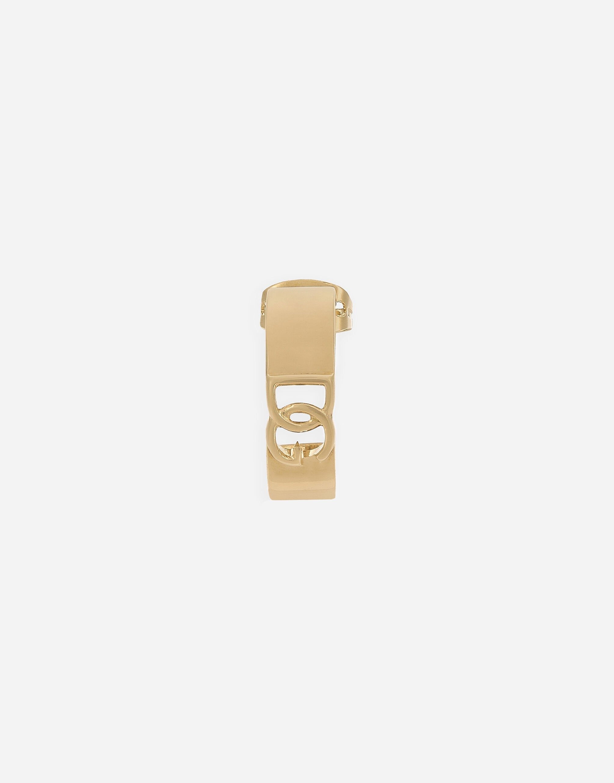 Single earring with butterfly back and cut-out DG logo - 1