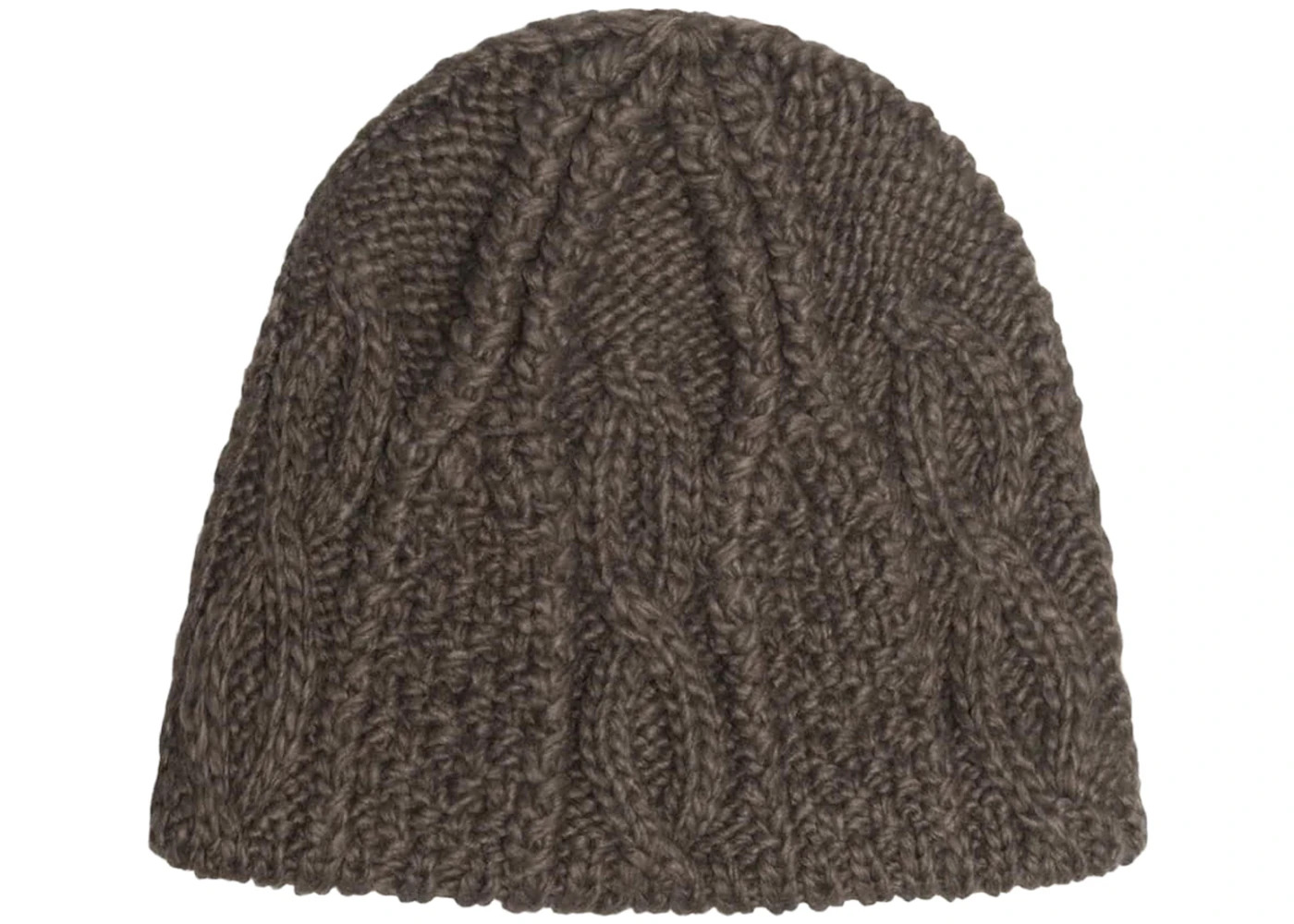 Stussy Cable Knit Skullcap Brown - 2