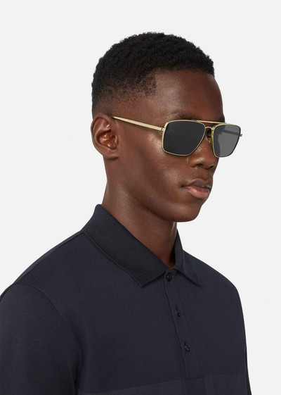 VERSACE Greca Square Sunglasses outlook