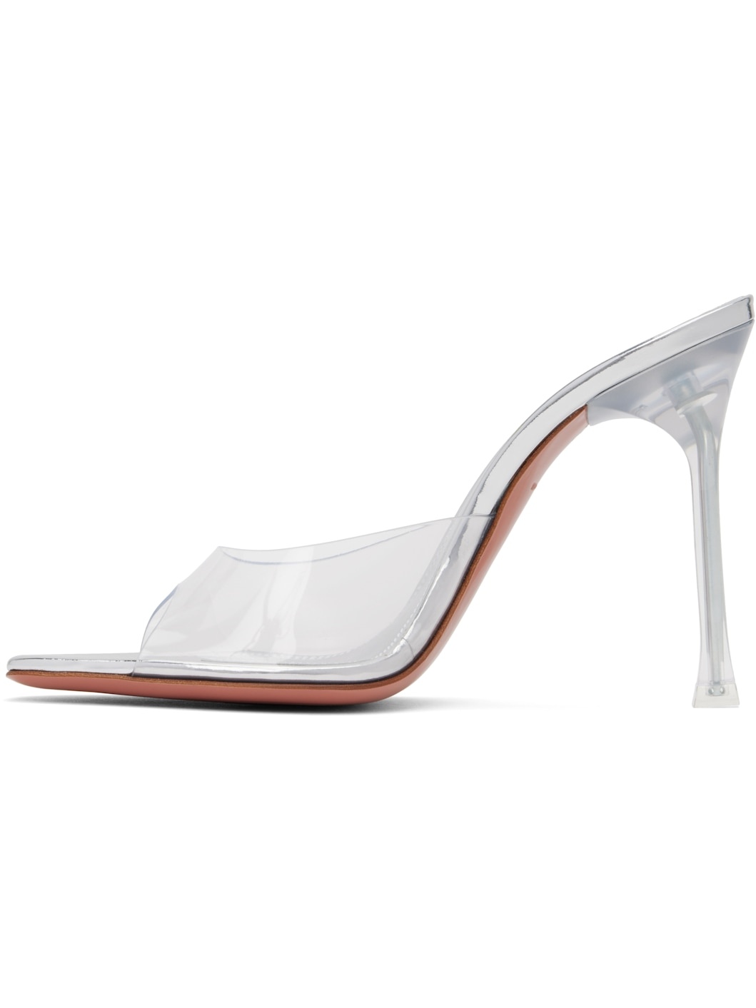 Transparent Alexa Glass Slipper 105 Heeled Sandals - 3