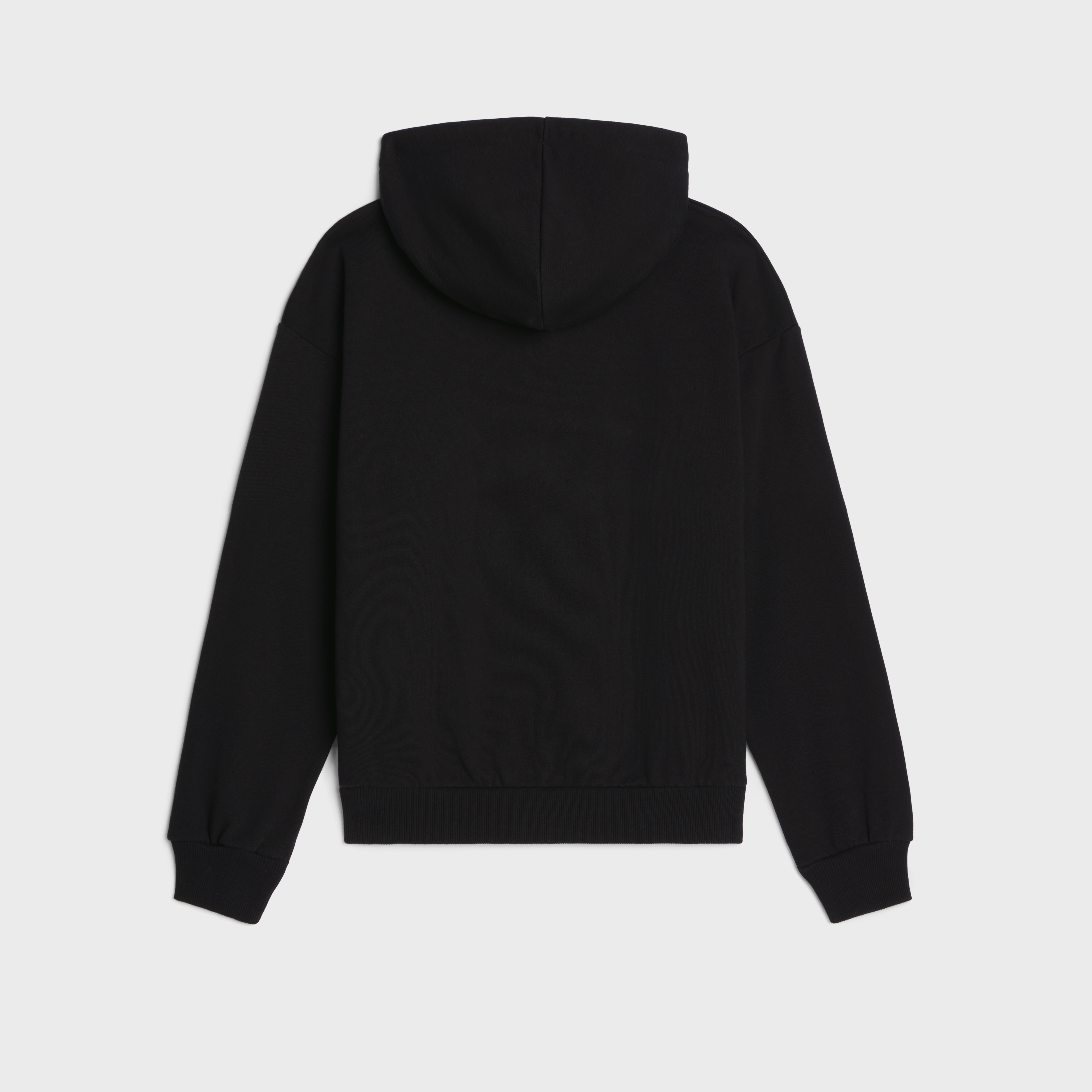Celine cotton fleece hoodie with rhinestones - 2