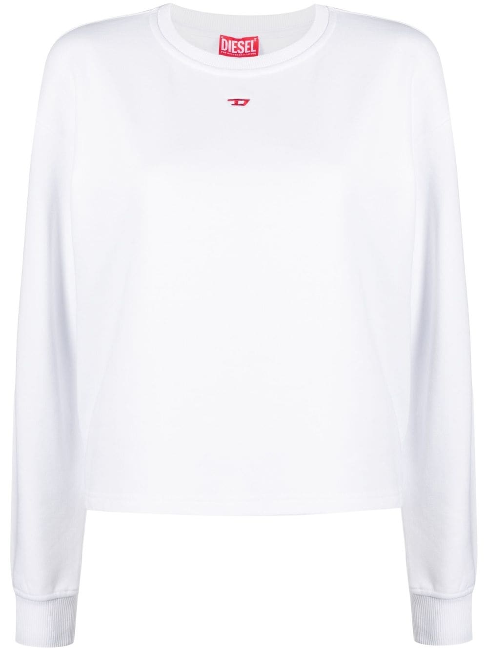logo-embroidered sweatshirt - 1