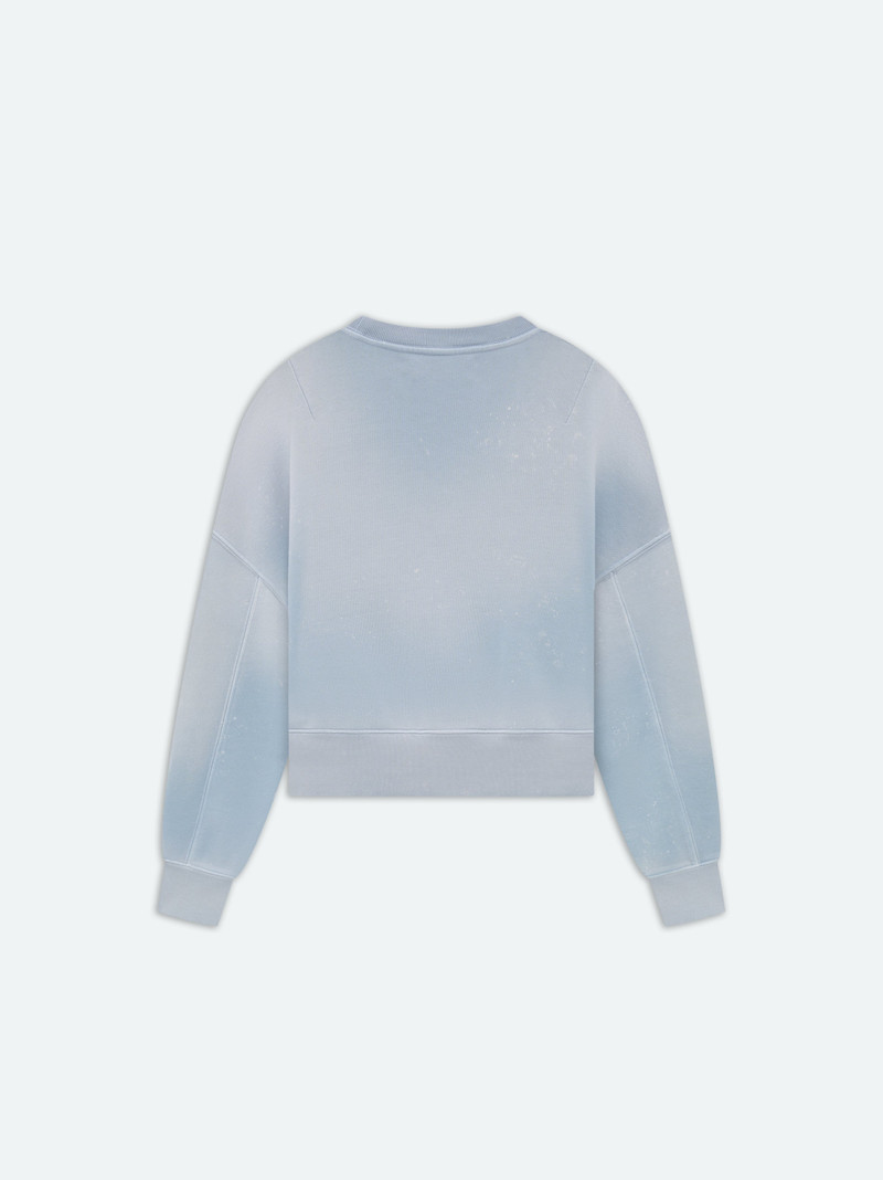 AMIRI AMIRI FILIGREE CROPPED CREW WITH RIB outlook