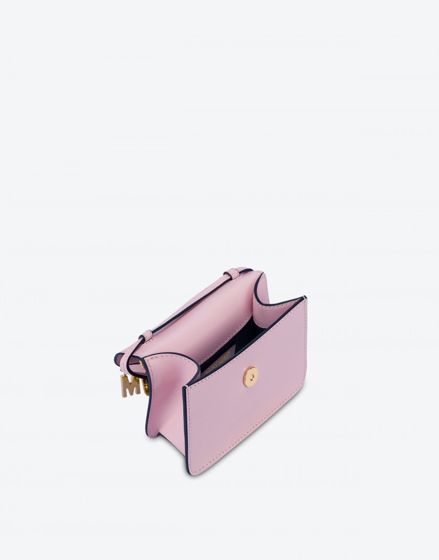 SMALL LETTERING CHARM SHOULDER BAG - 3