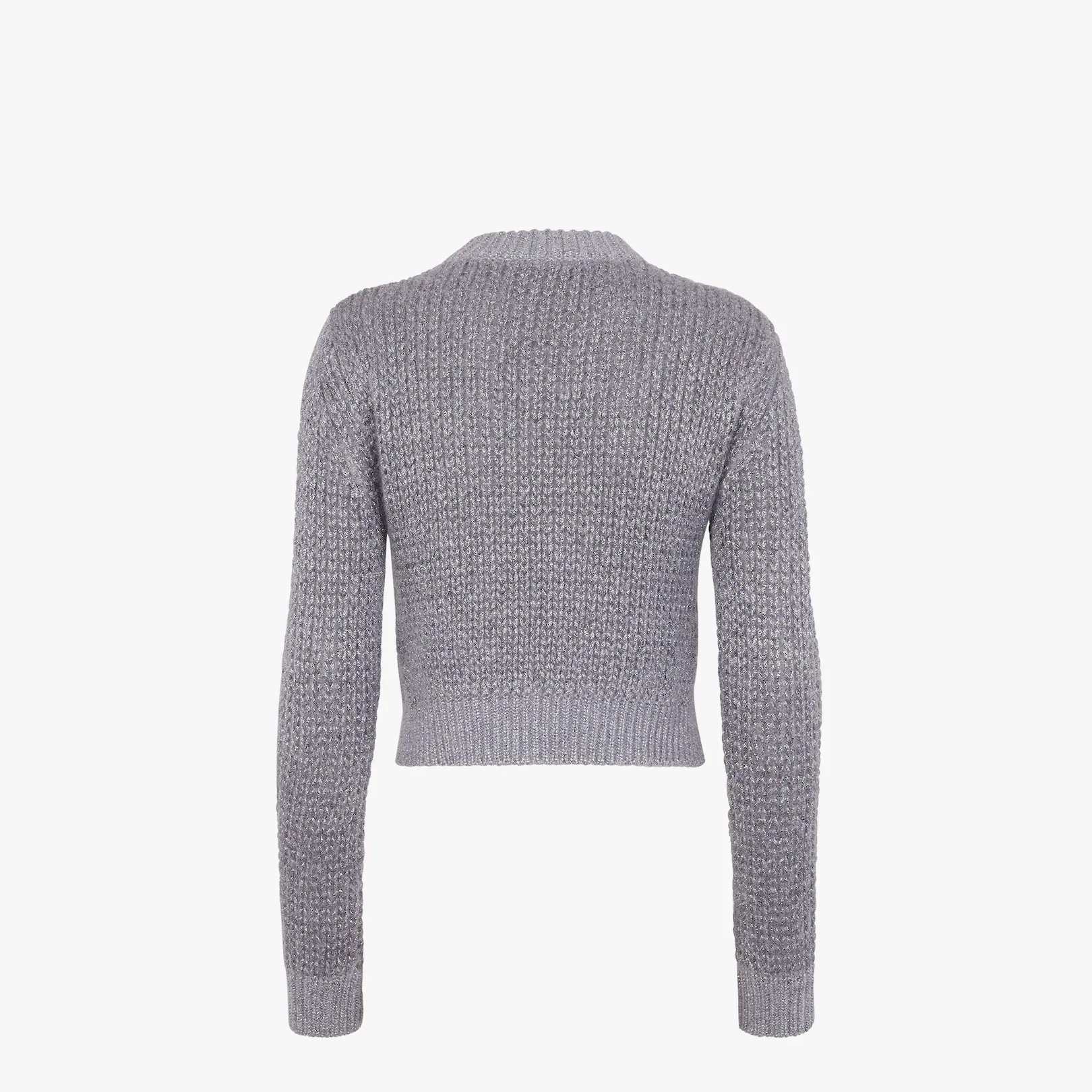 Gray wool sweater - 2