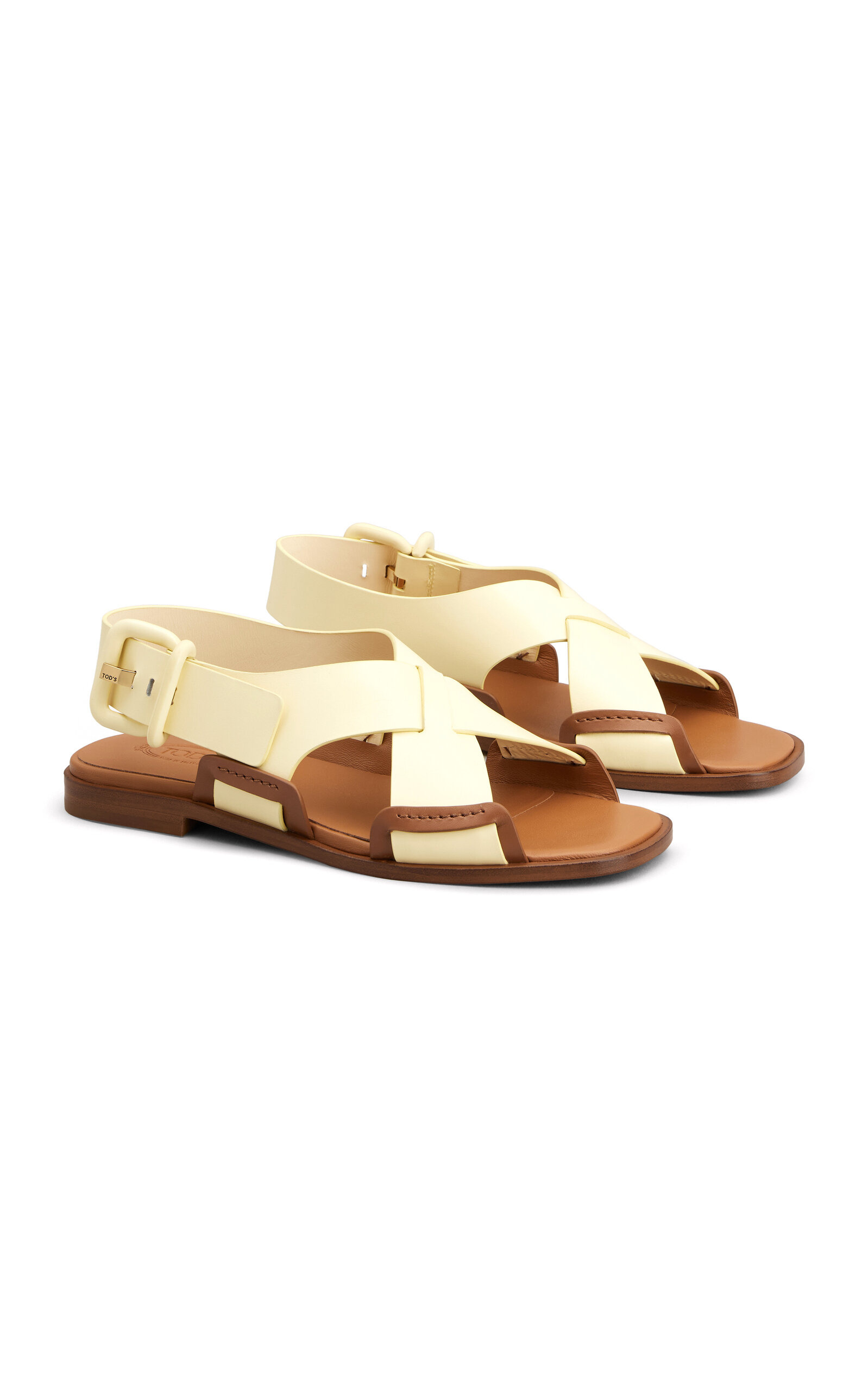 Leather Sandals yellow - 3