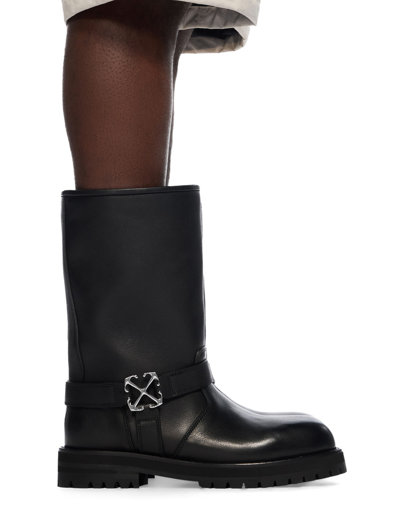Off-White Off Track Leather Boots outlook