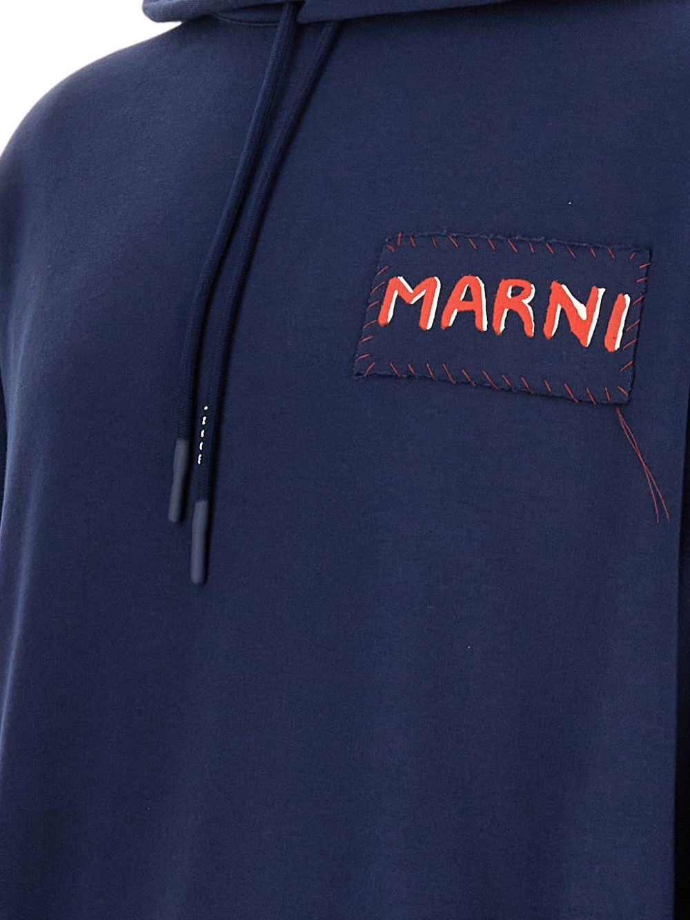 logo-patch hoodie - 3