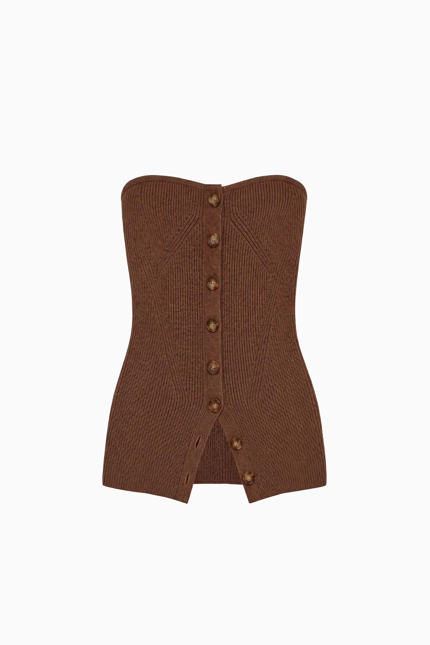 Yanni Strapless Knit Top - 1