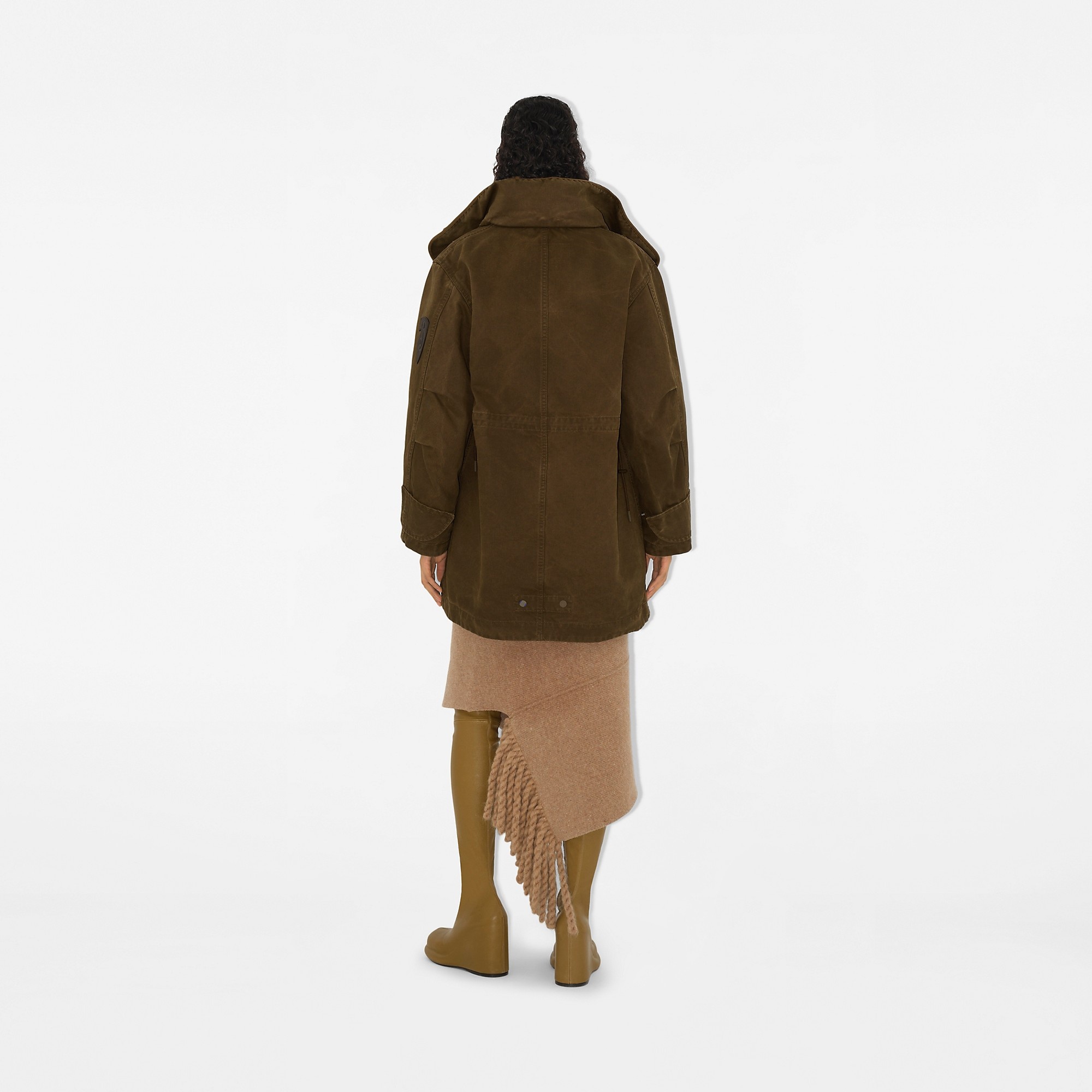 Detachable Warmer Cotton Parka - 5