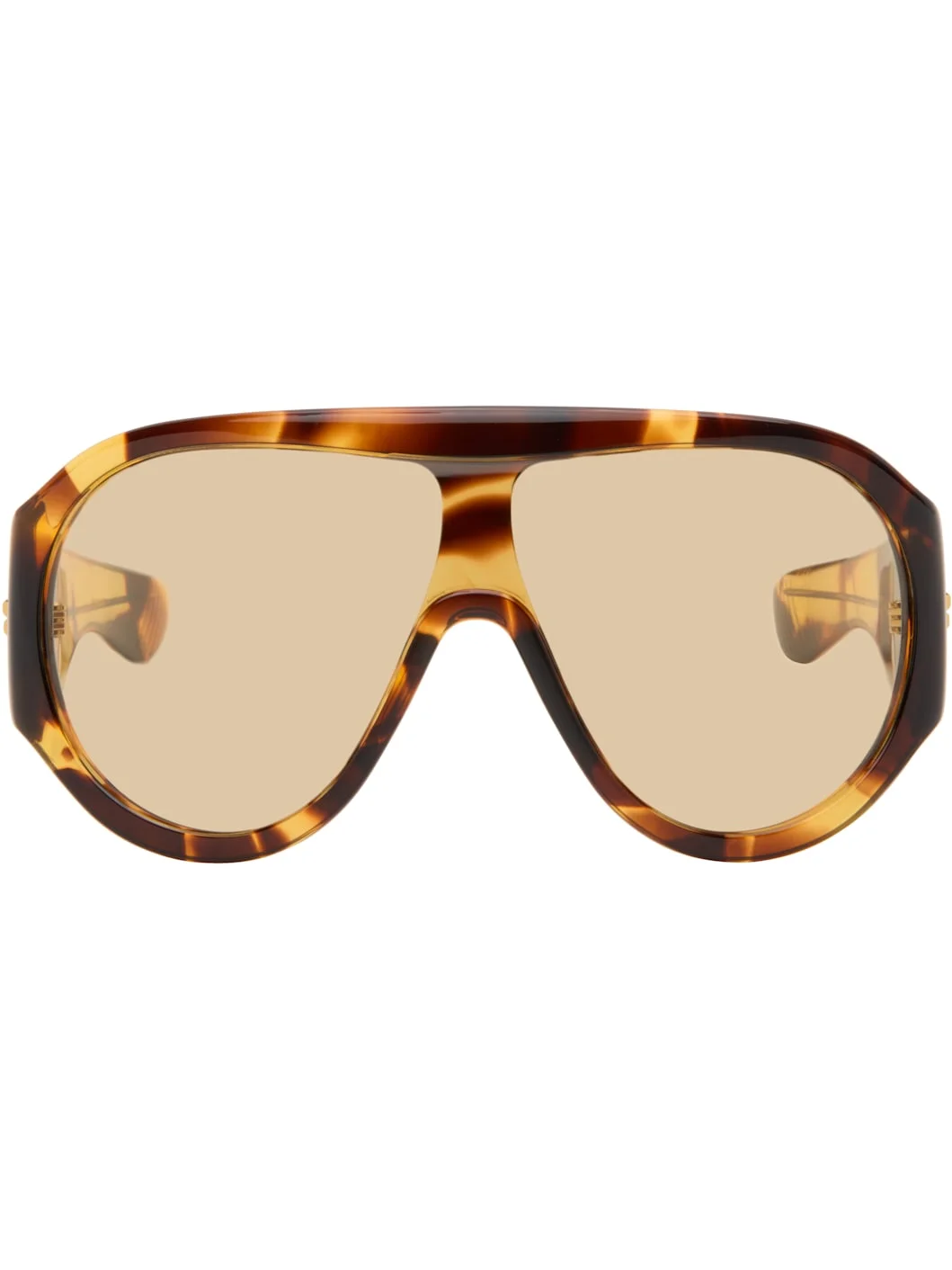 Brown Scudo Shield Sunglasses - 1