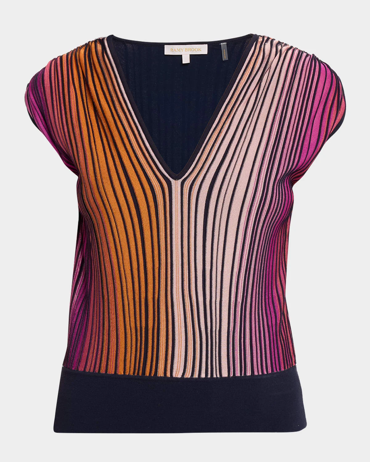 Vanessa Ombre Striped Top - 1