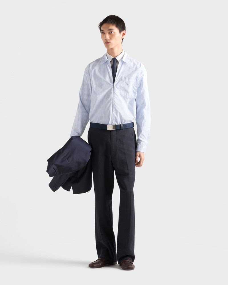 Prada Re-Nylon zipper shirt outlook