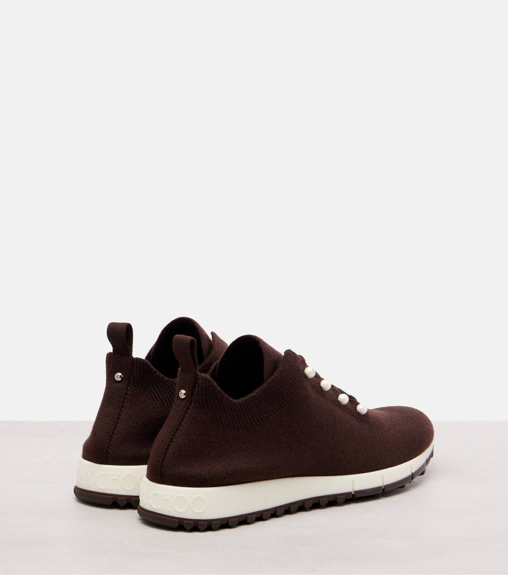 Veles embellished cashmere sneakers - 2