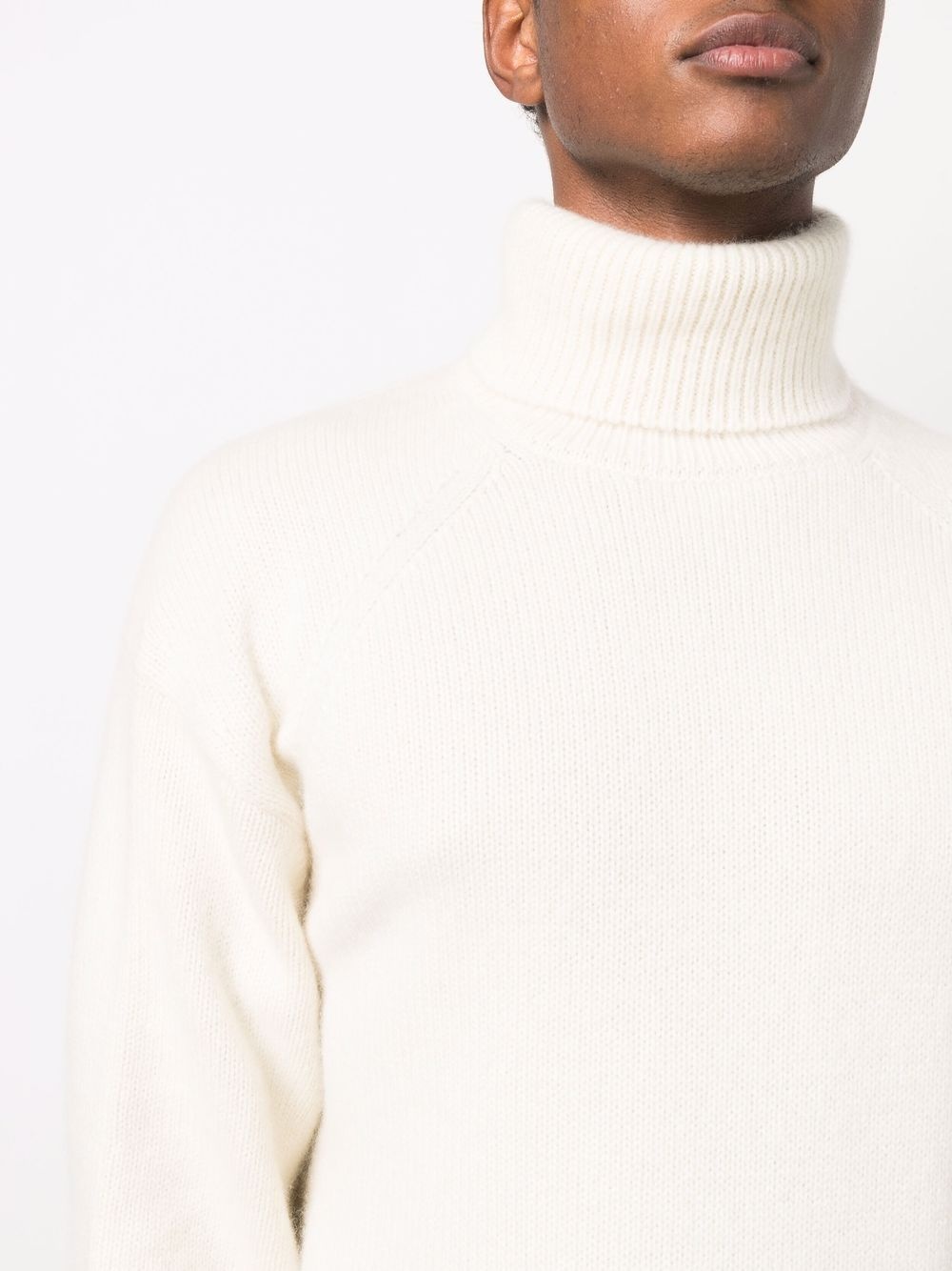 long-sleeve roll-neck jumper - 5