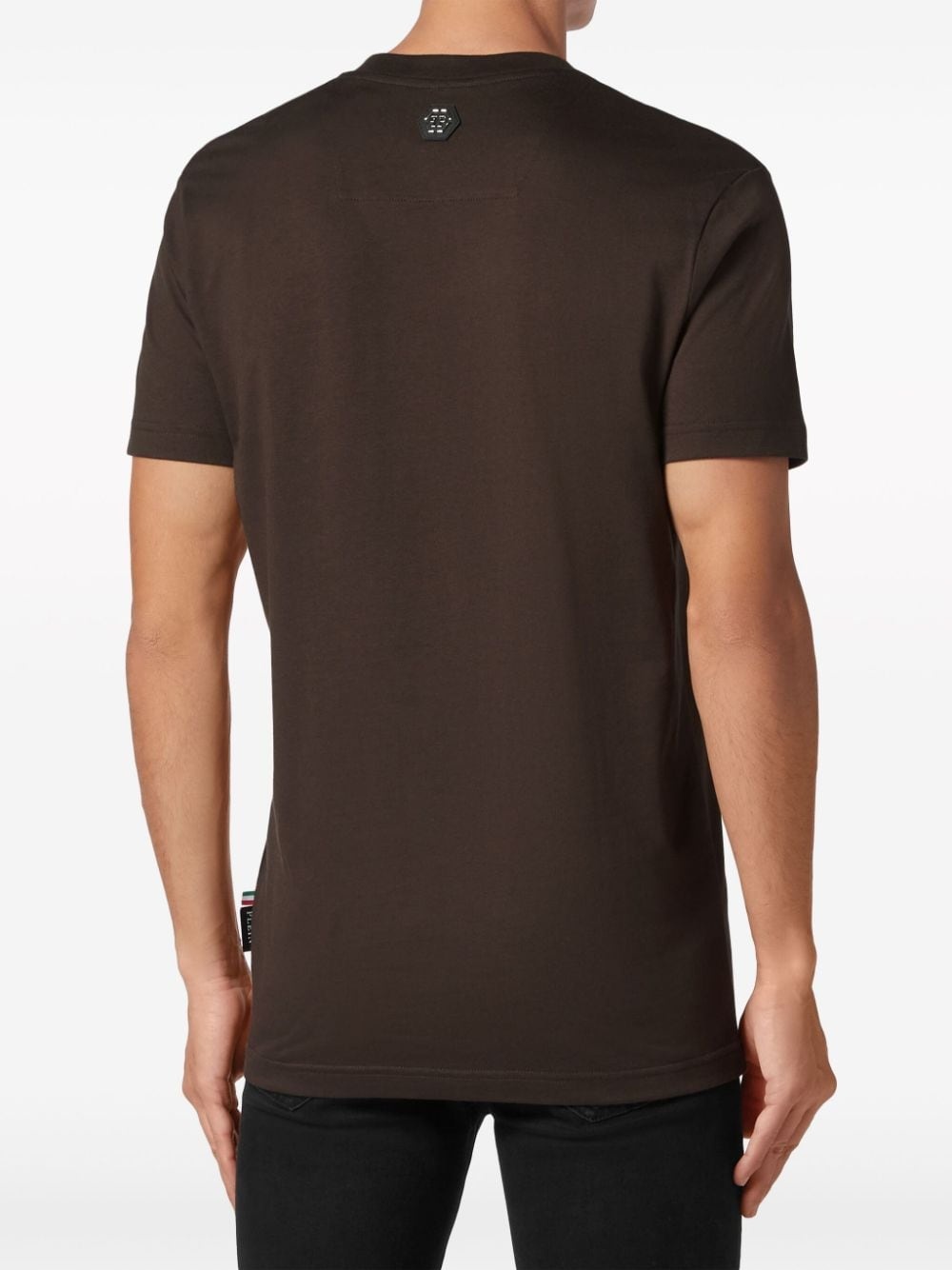 logo-print cotton T-shirt - 3