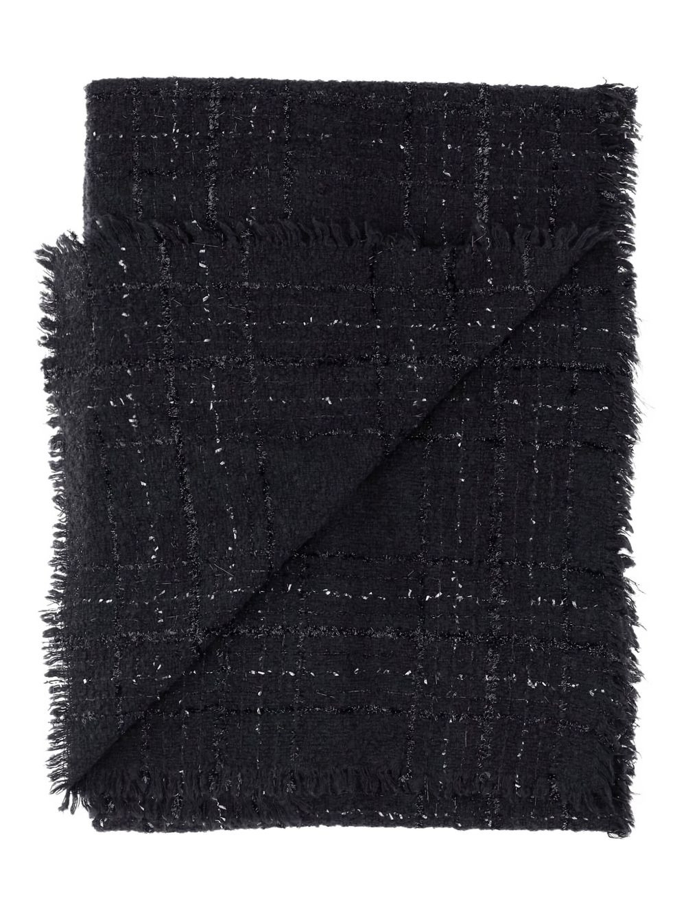 checked sparkle scarf - 3
