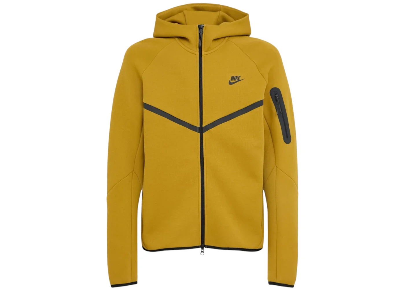 Nike Tech Fleece Windrunner Full Zip Hoodie Ochre/Black - 1