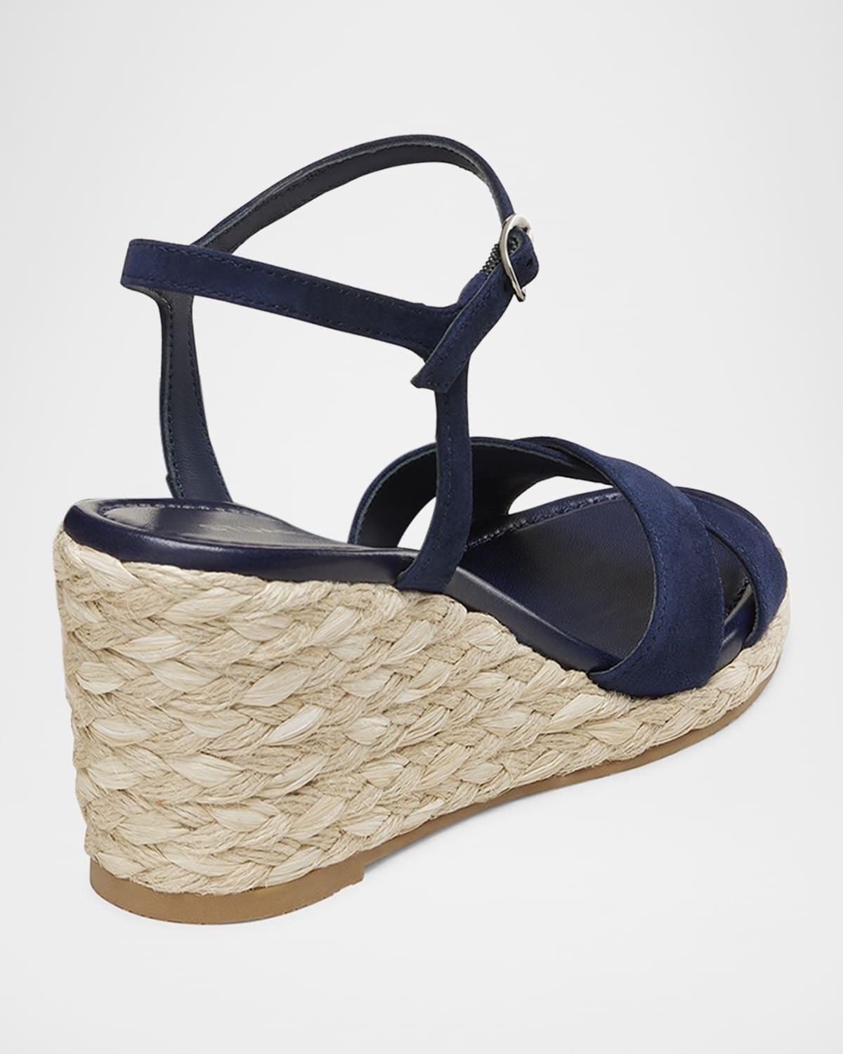 Dayna Suede Crisscross Wedge Espadrilles - 3