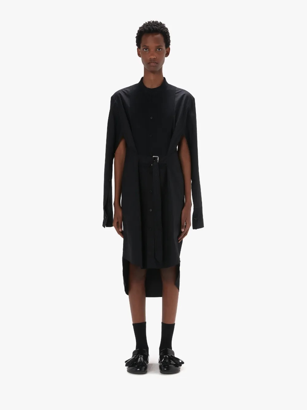 TUXEDO SHIRT DRESS - 2