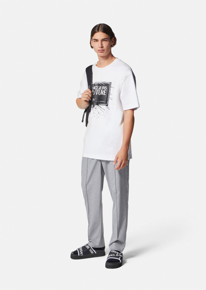 VERSACE JEANS COUTURE Piece Number Logo T-shirt outlook