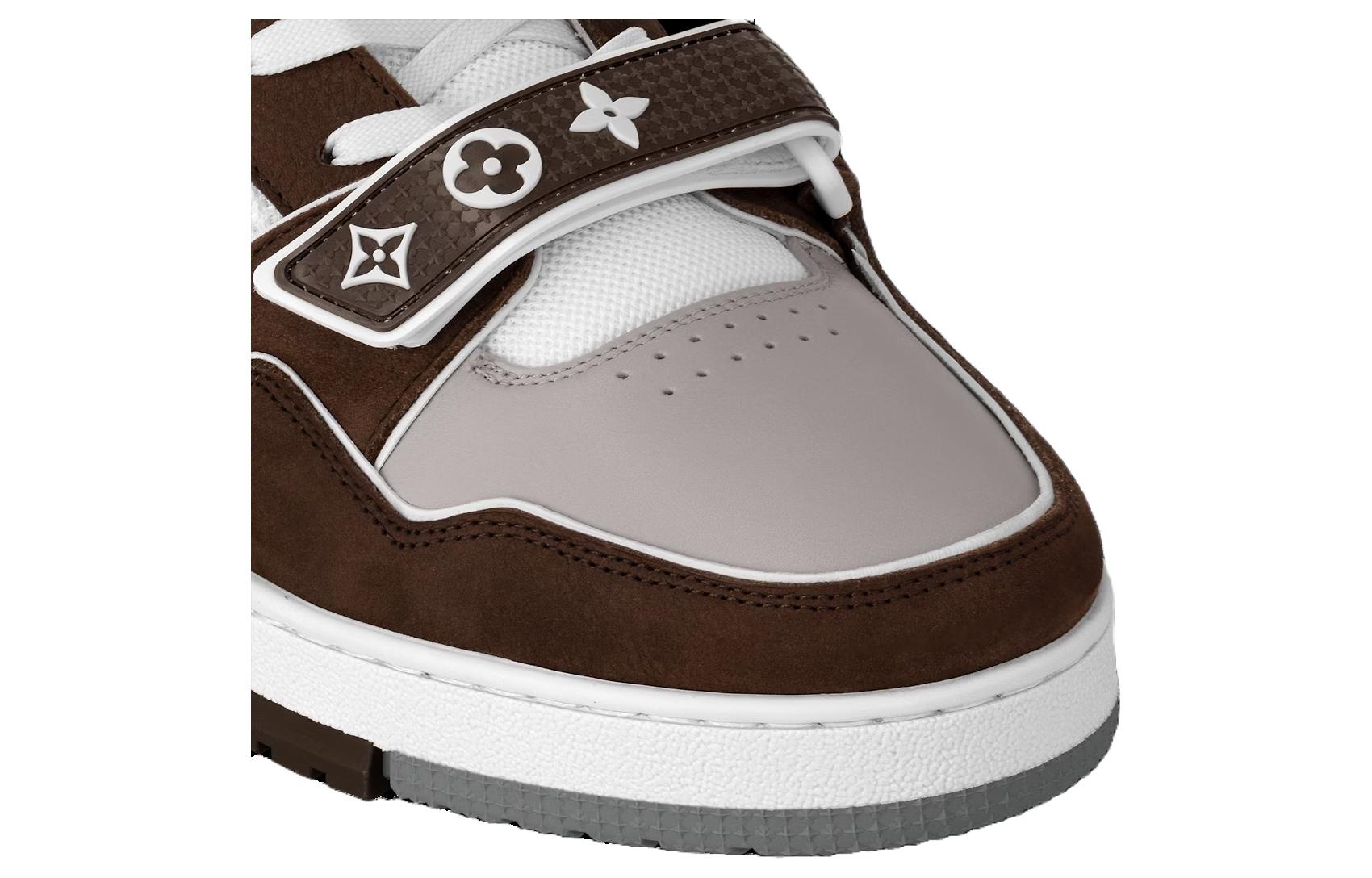 LOUIS VUITTON LV Trainer 'Moka Brown Monogram Flower' 1ACD7K - 6