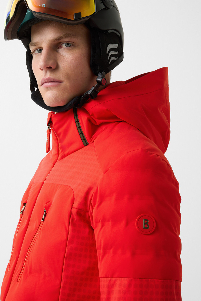 Fionn ski jacket in Red 7