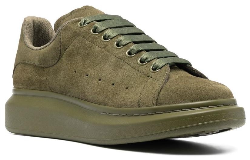 Alexander McQueen Oversized Sneaker 'Moss Green Suede' 688520WIA5L3329 - 3