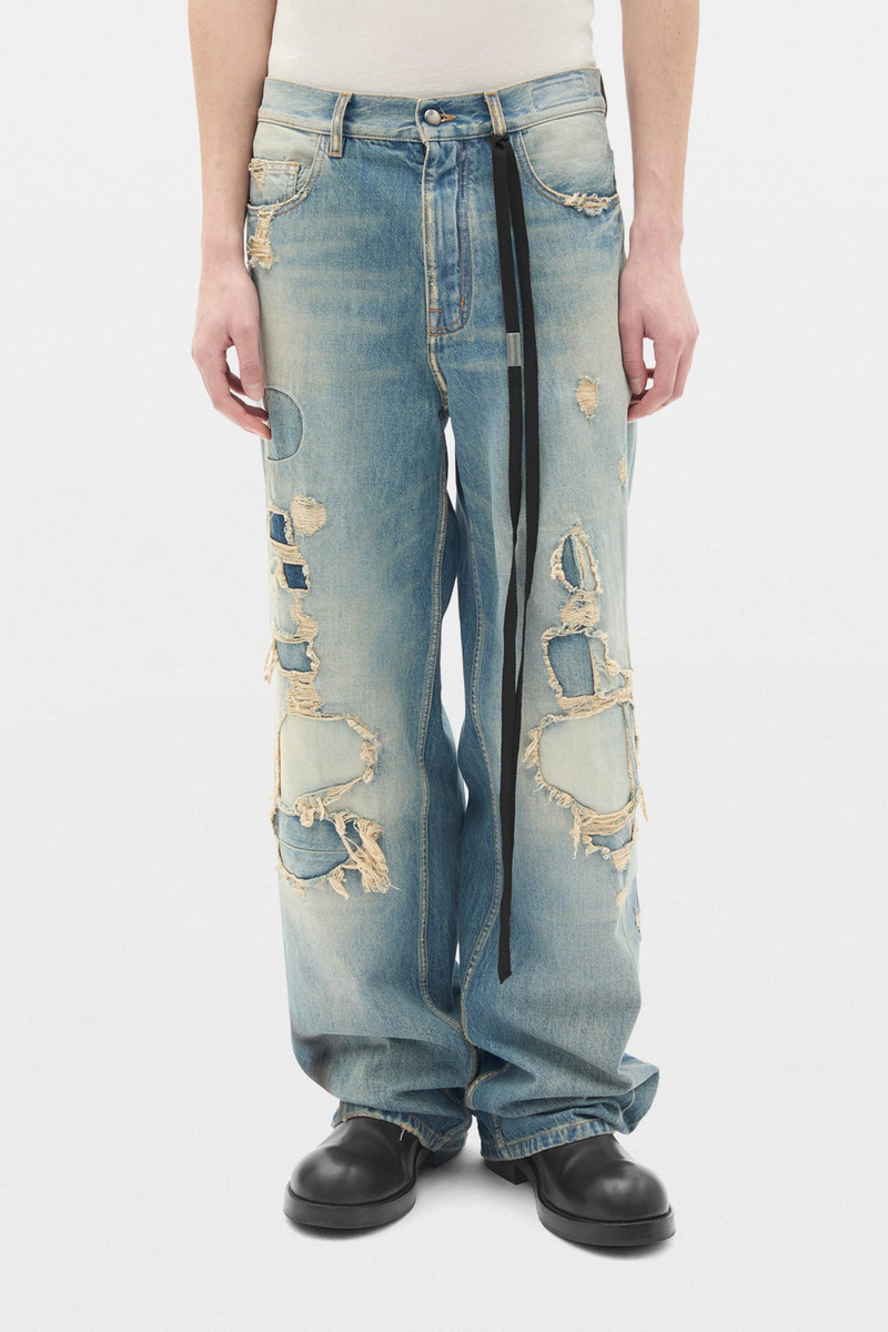 Evan 5-Pockets Straight Leg Loose Trousers 1