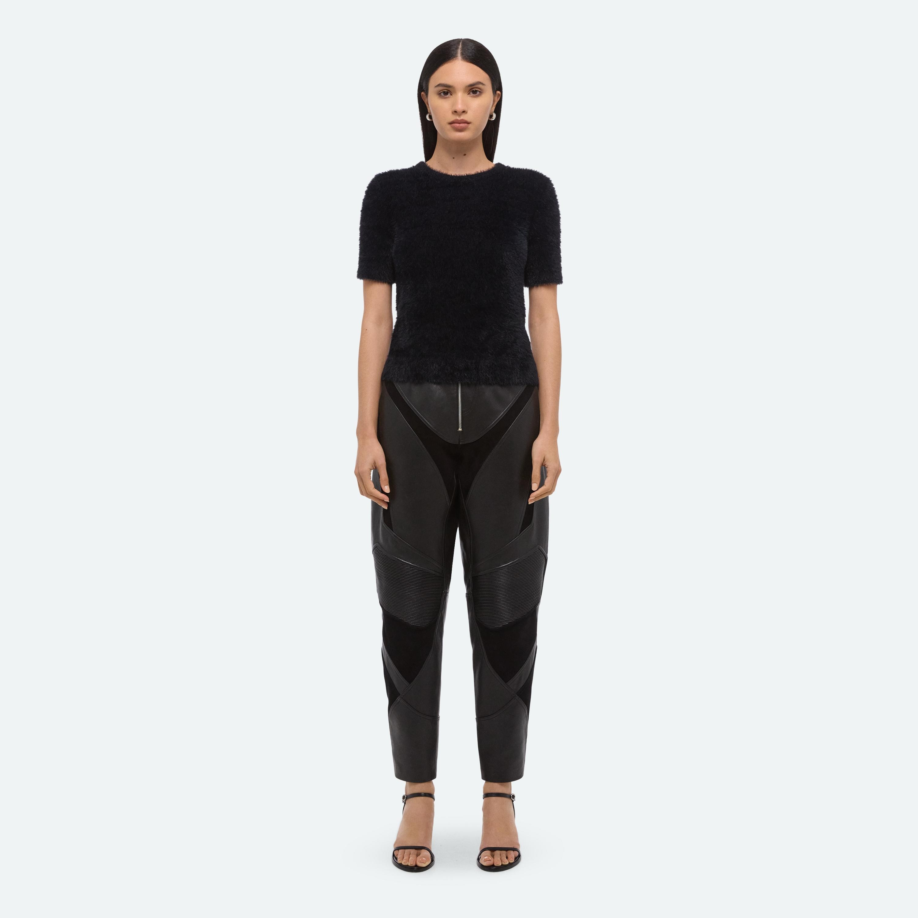 CROPPED SWEATER TEE - 3