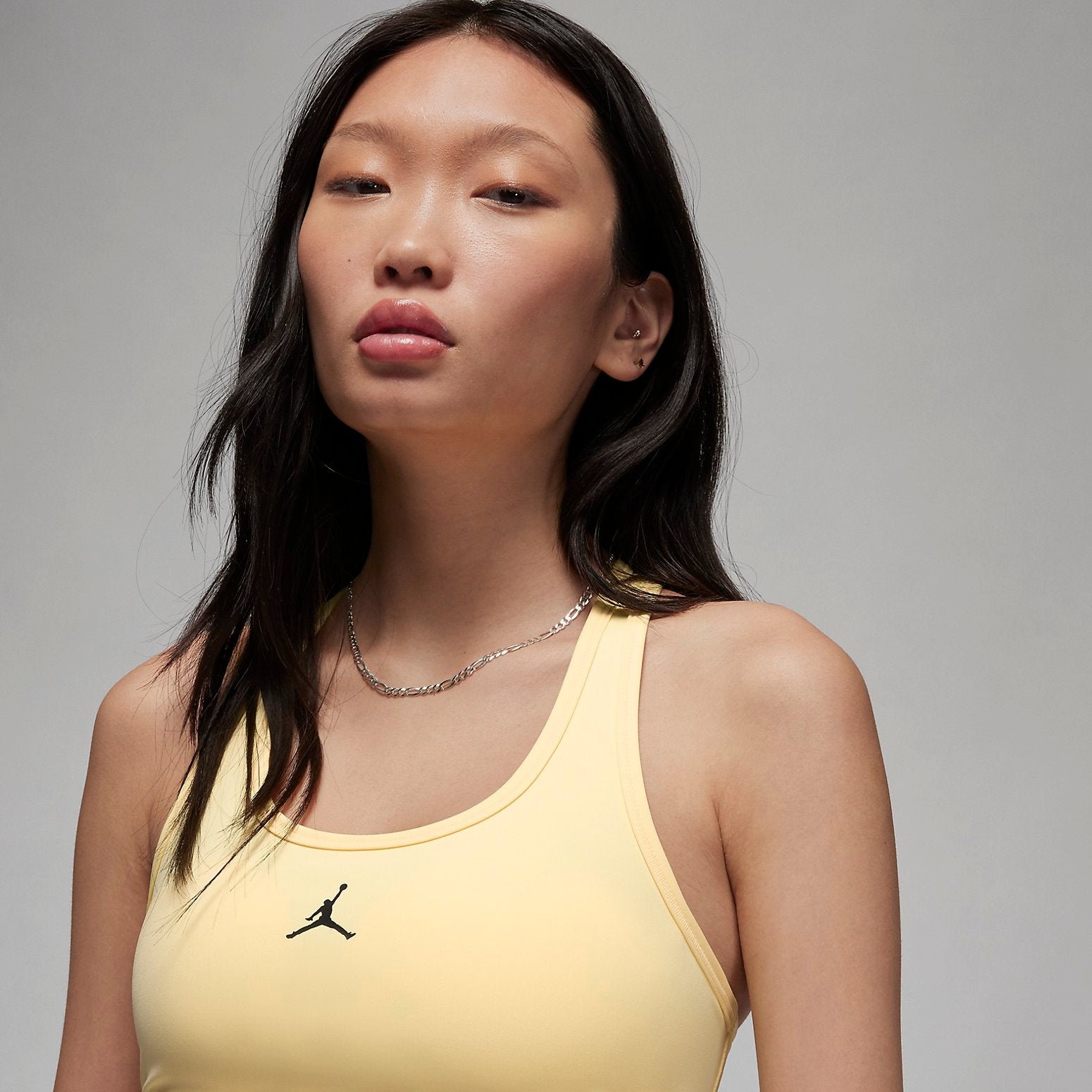 (WMNS) Air Jordan Jumpman Sports Bra 'Yellow' FB6873-821 - 2