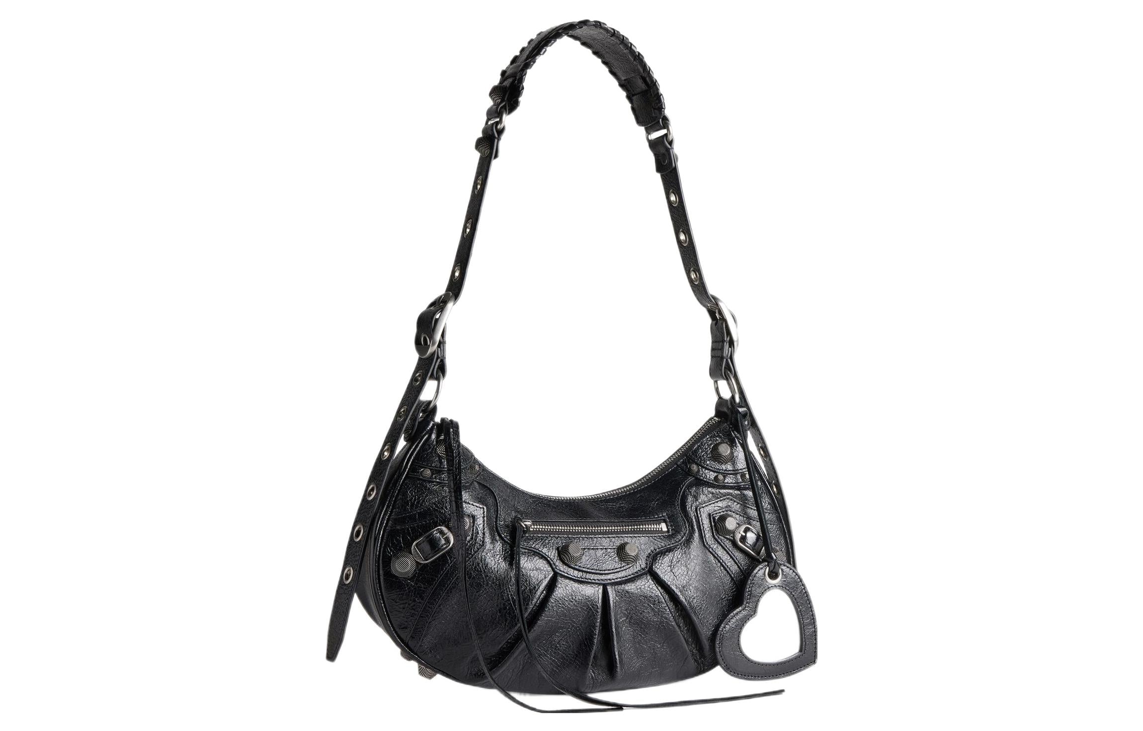 (WMNS) Balenciaga Le Cagole Small Shoulder Bag 'Black' 6713071VG9Y1000 - 2