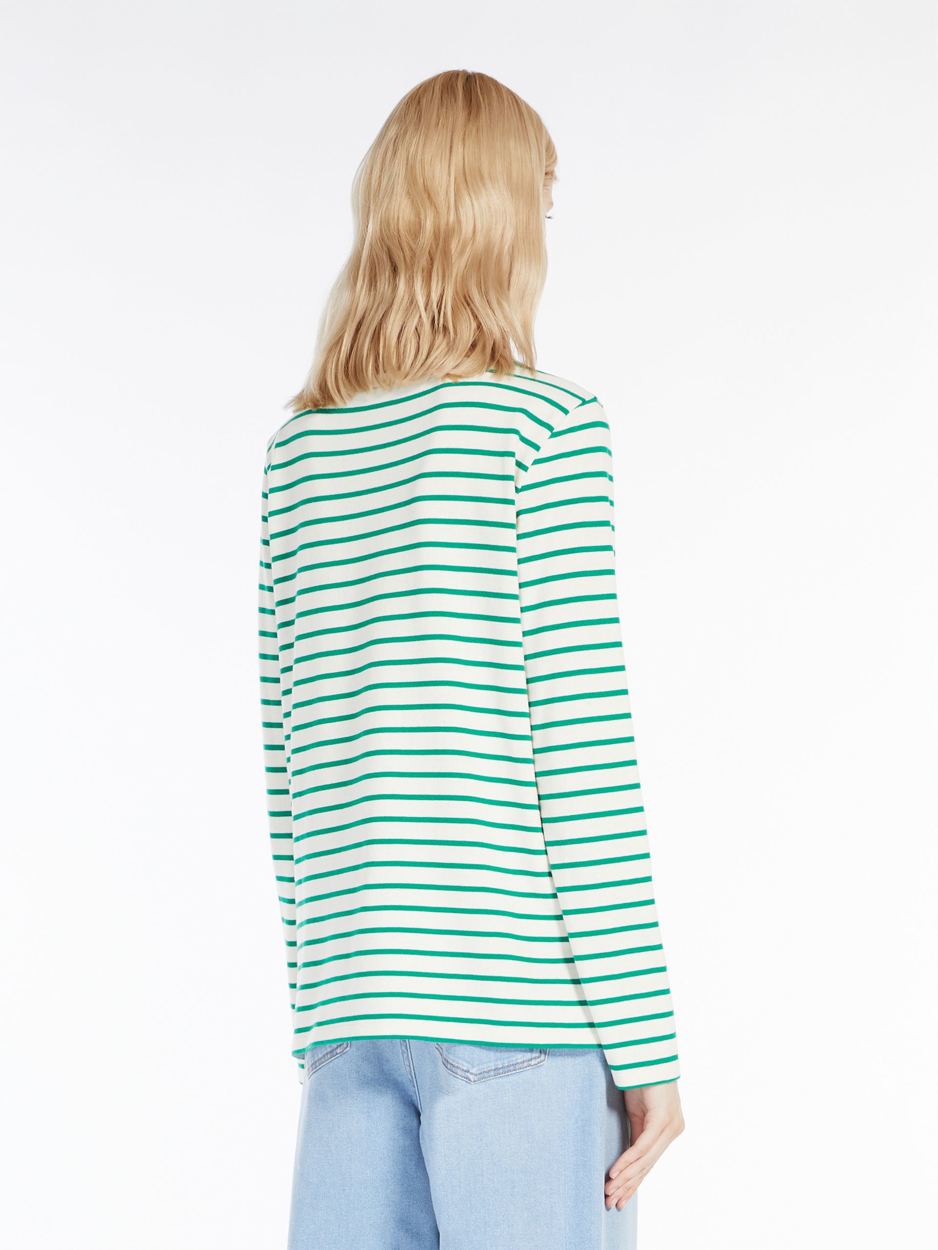 FRETTY Striped jersey T-shirt - 4