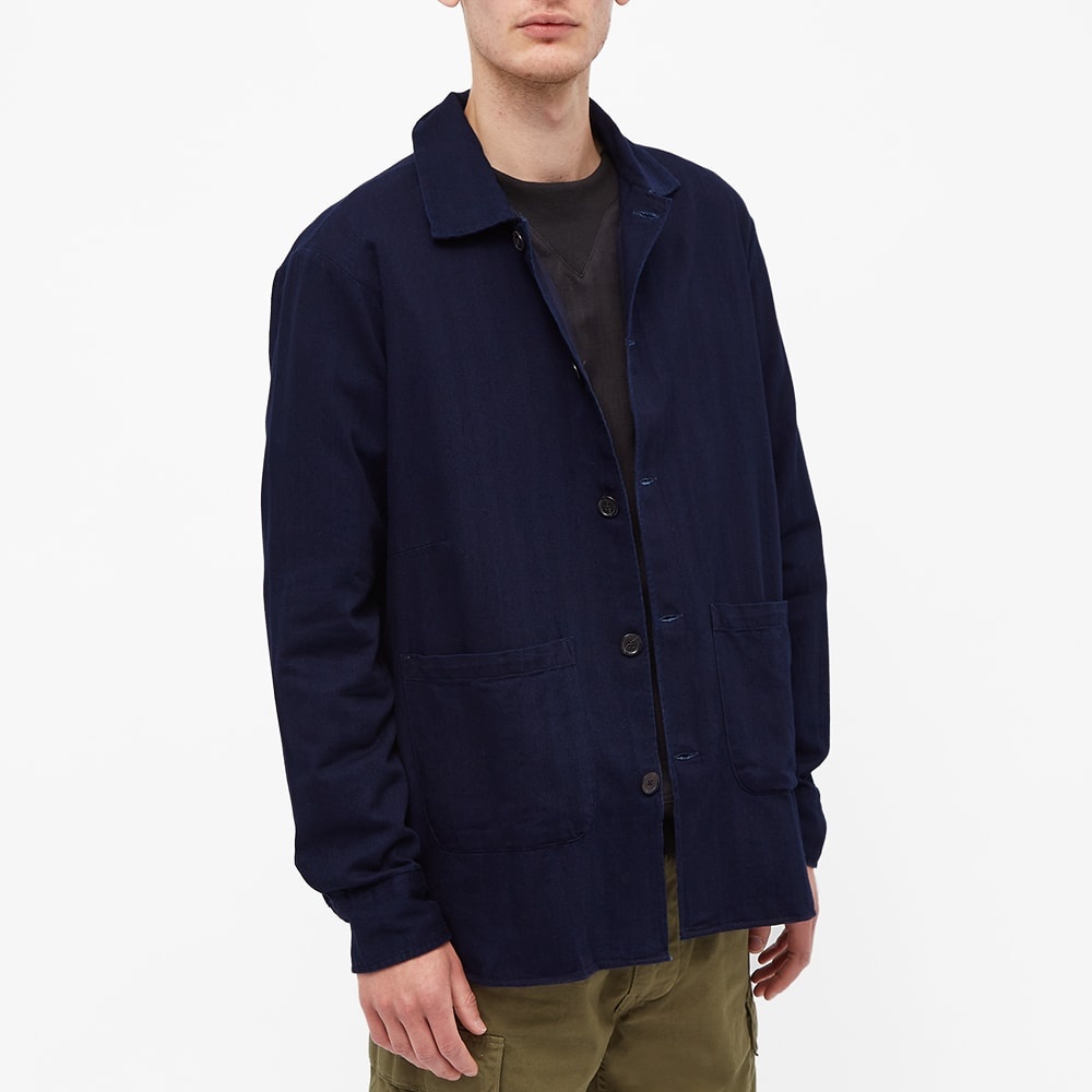 Universal Works Travail Denim Overshirt - 3