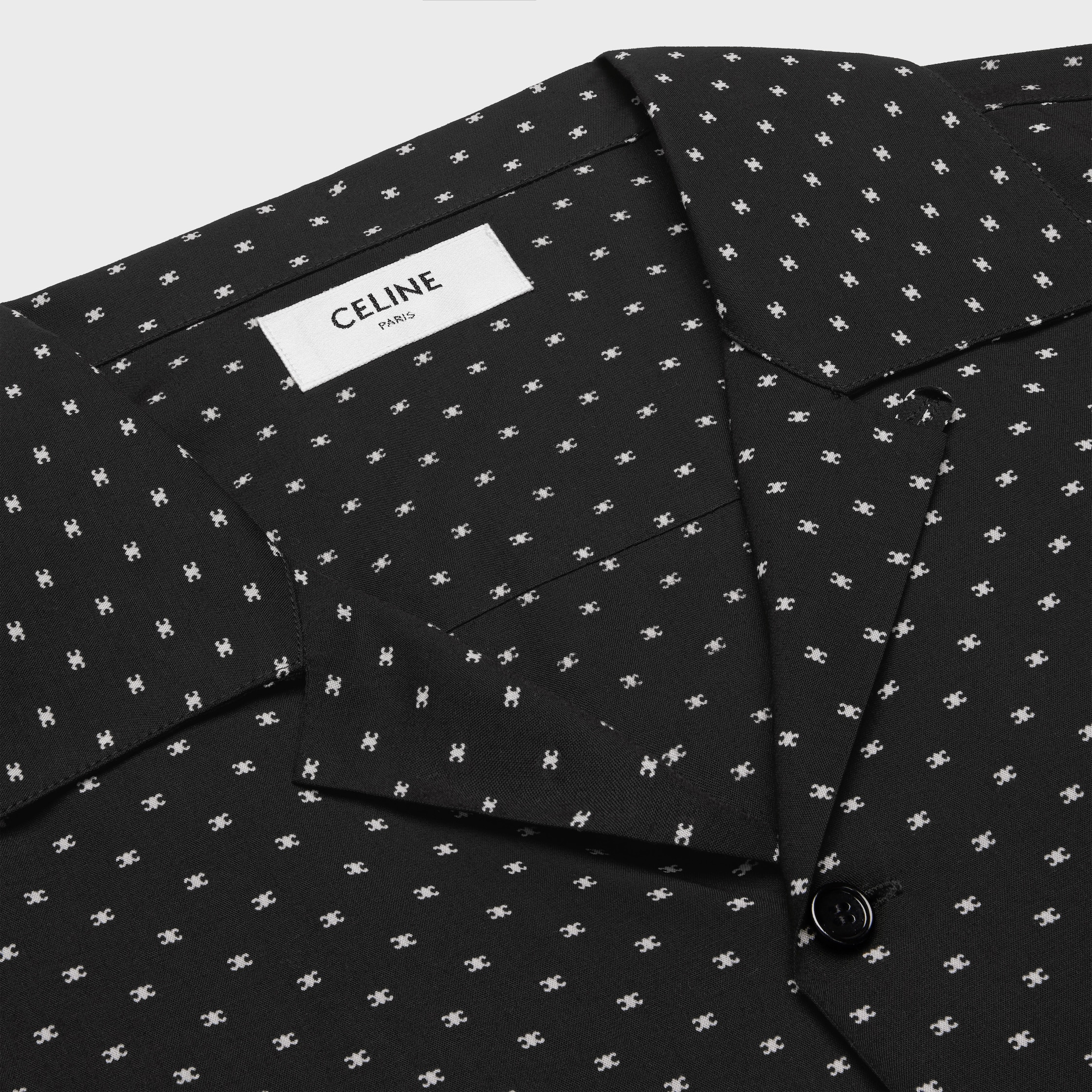 hawaiian shirt in printed viscose - 3