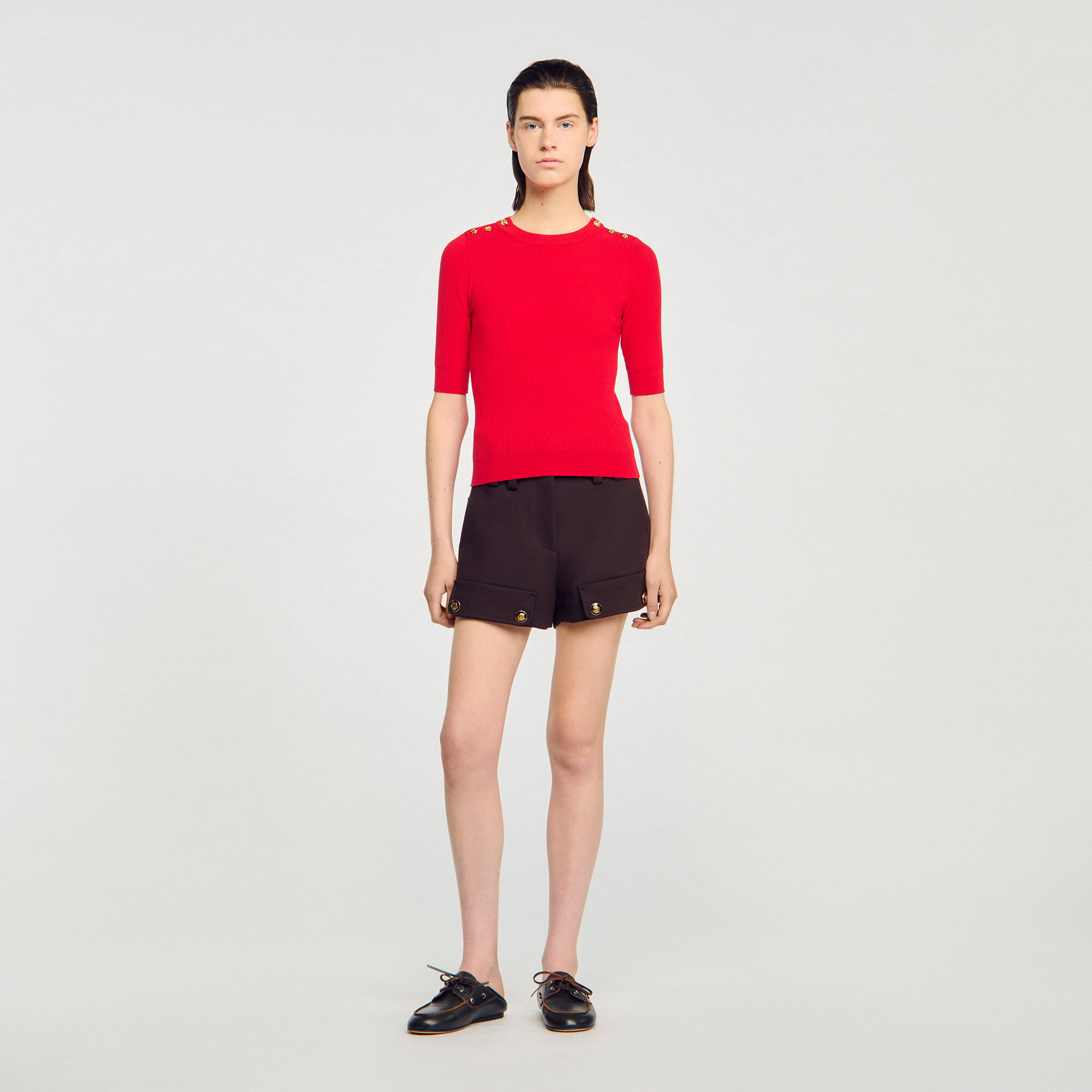 ARGYLE POLO-NECK SWEATER - 2