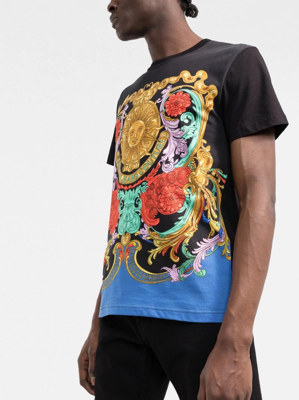 Sun Flower Garland slim-fit T-shirt - 3