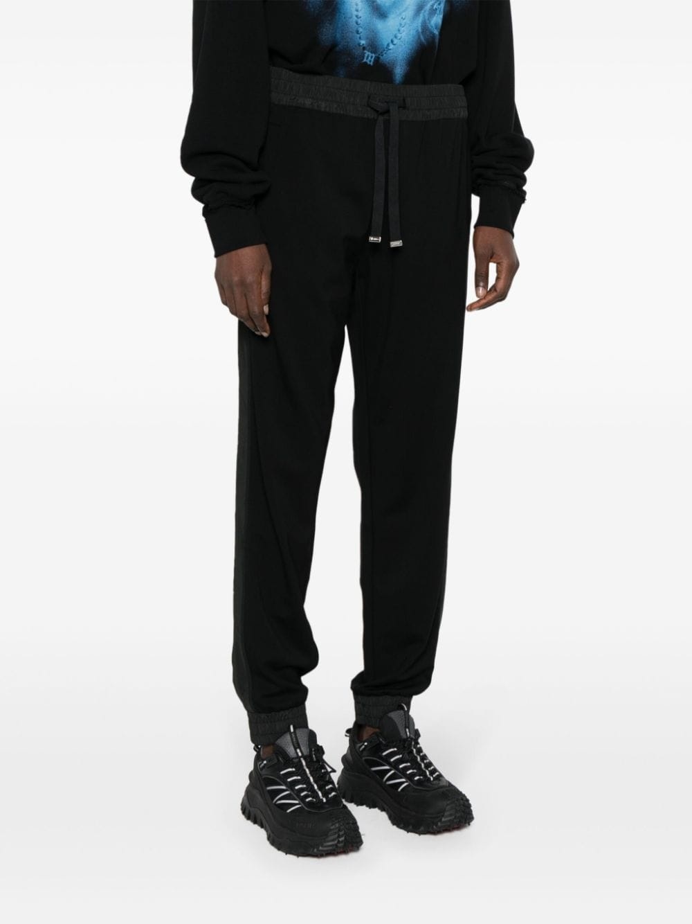 taffeta-stripe track pants - 3