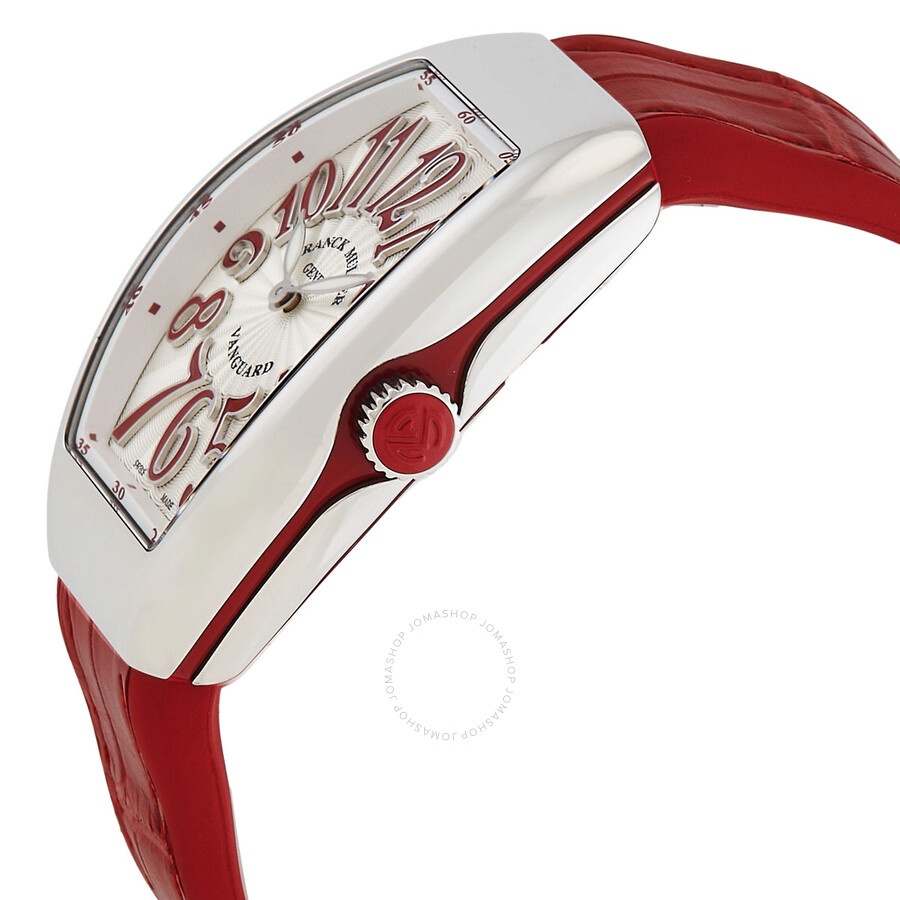 Franck Muller Vanguard Quartz Silver Dial Ladies Watch 35QZREDSILRED - 2