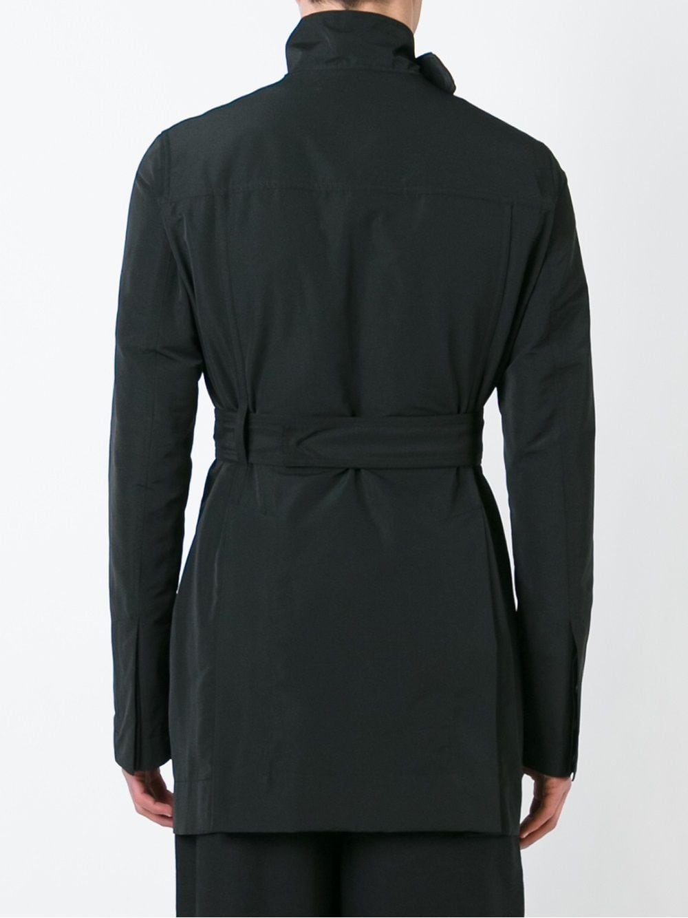 funnel neck coat - 4