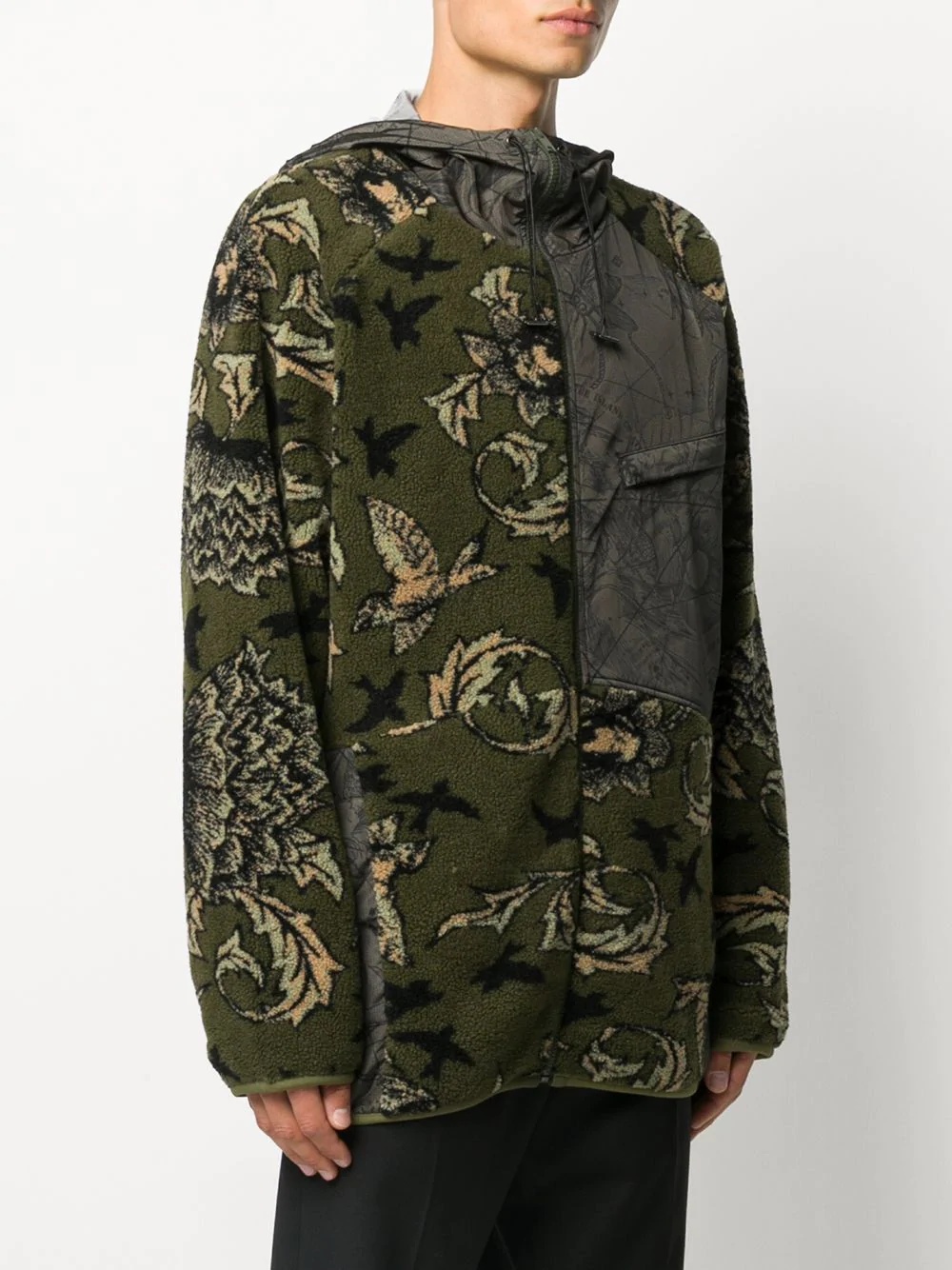 floral map panel fleece - 3