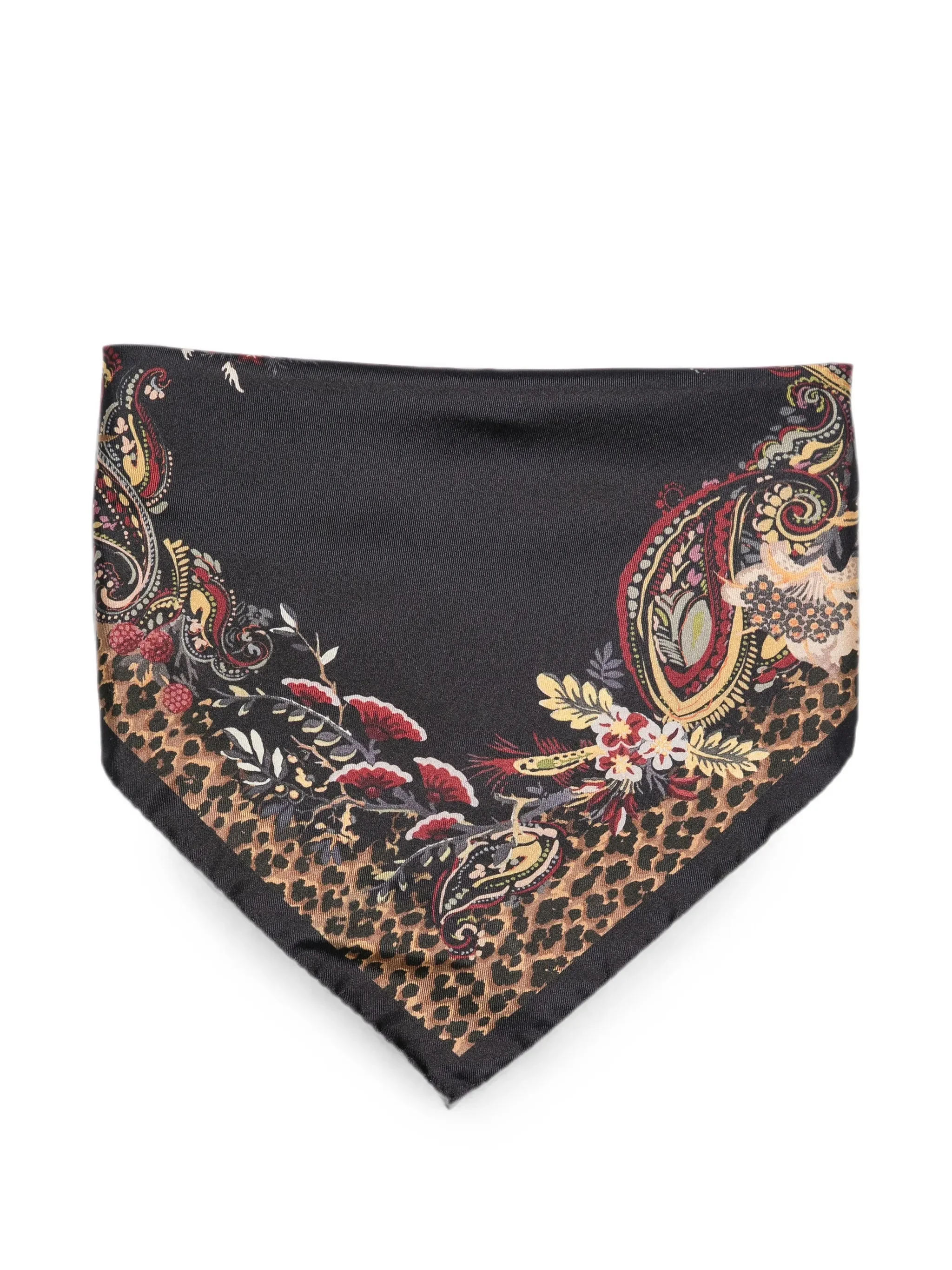 Etro Paisley Leopard-print Scarf - 1