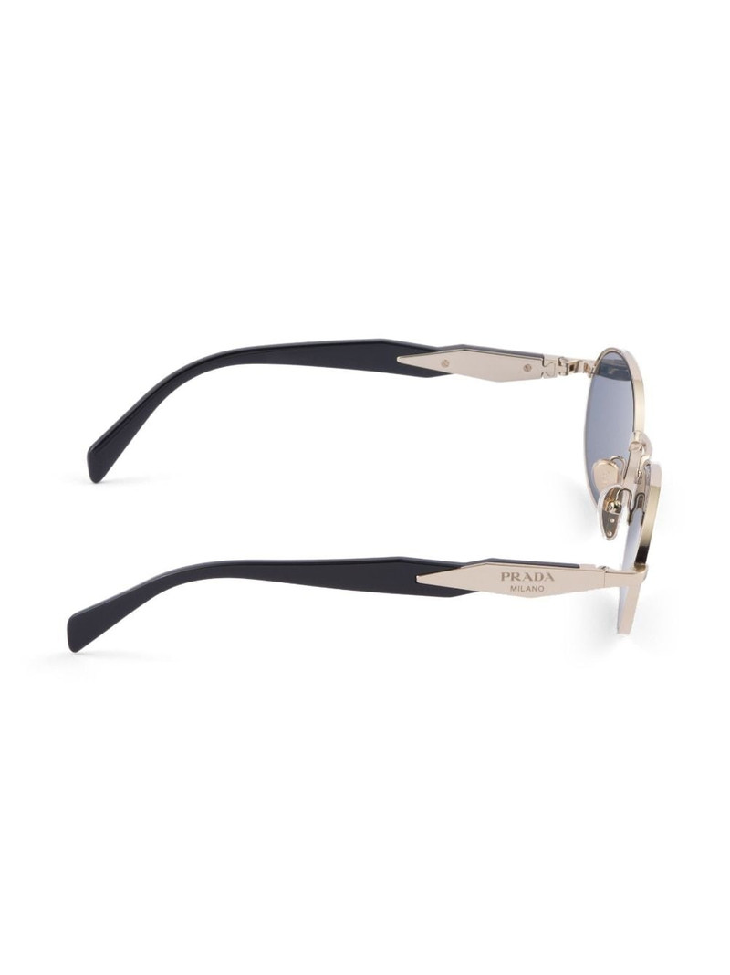 Prada tinted oval-frame sunglasses outlook