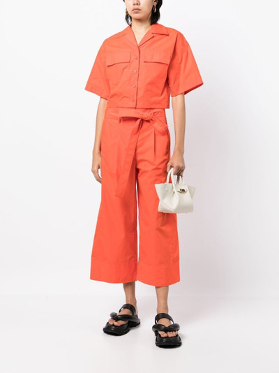 3.1 Phillip Lim pleat-detail belted cropped trousers outlook