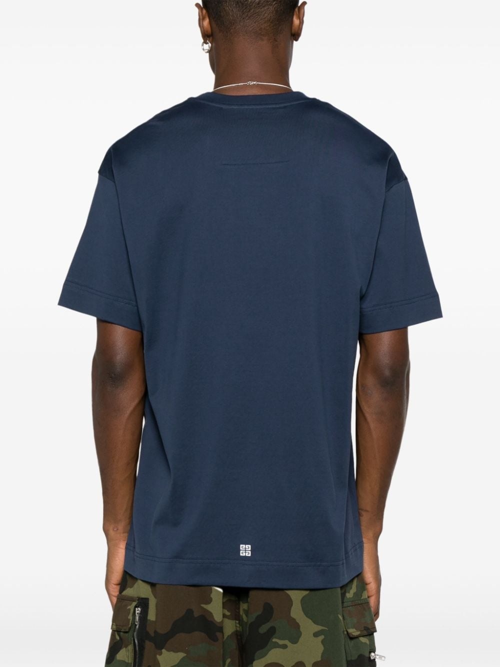 logo-print cotton T-shirt - 4