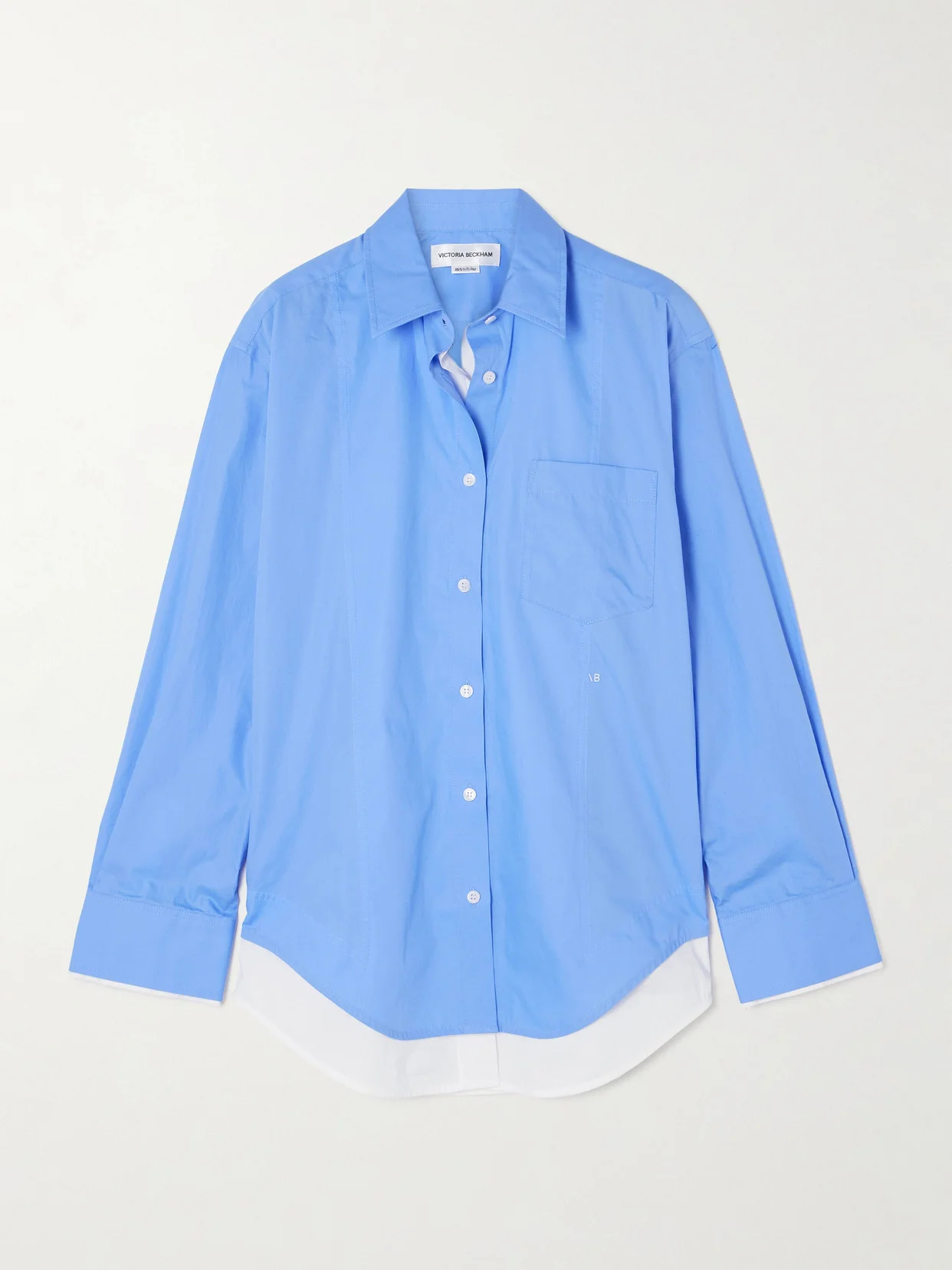 Layered Cotton-poplin Shirt - 1