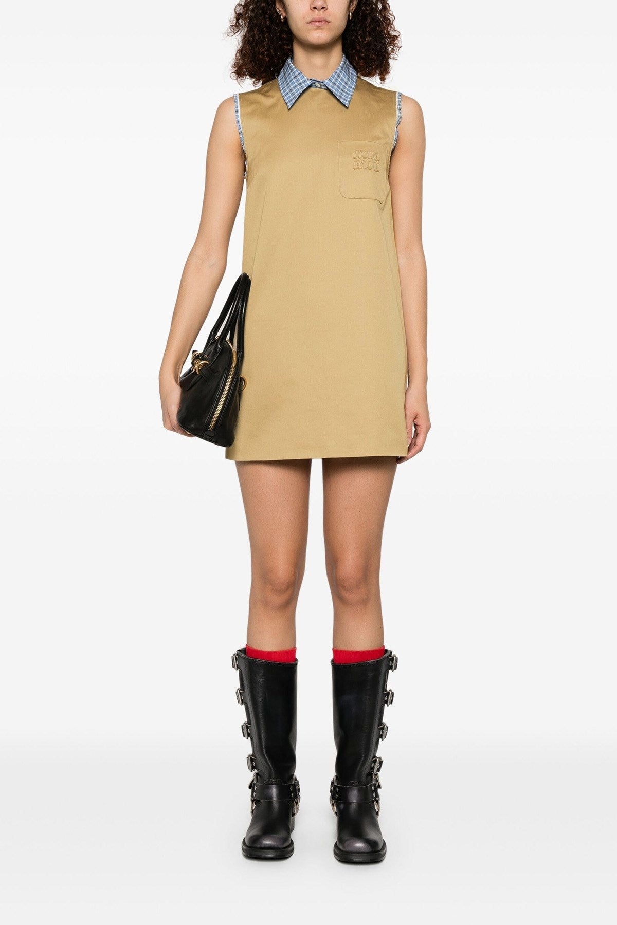 ワンピース MIU MIU Mini layered dress Miu Miu Miu Miu Women Mini Layered Dress | luosophy | REVERSIBLE