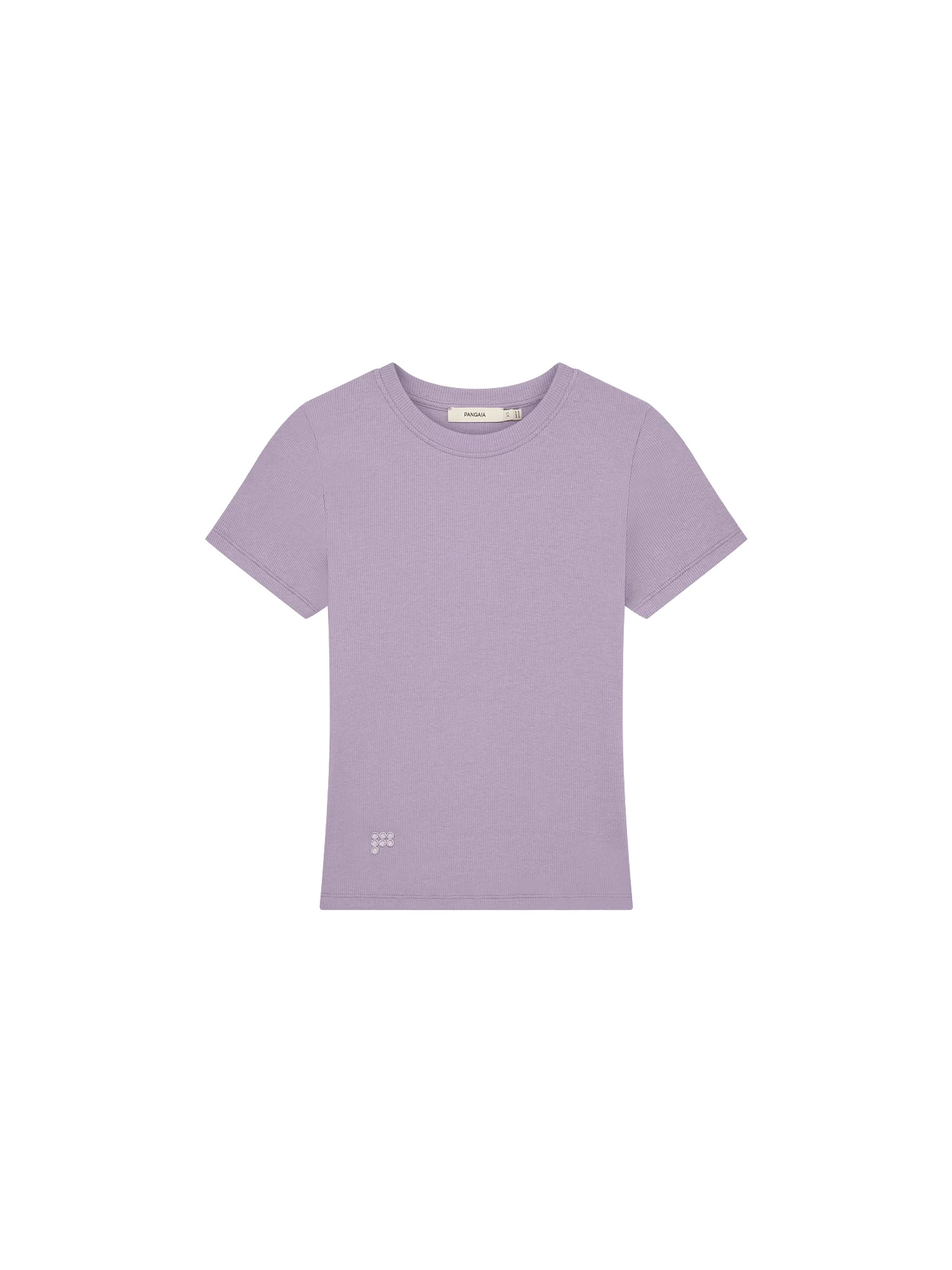 Womens Rib T-Shirt - Dusty Mauve - 1
