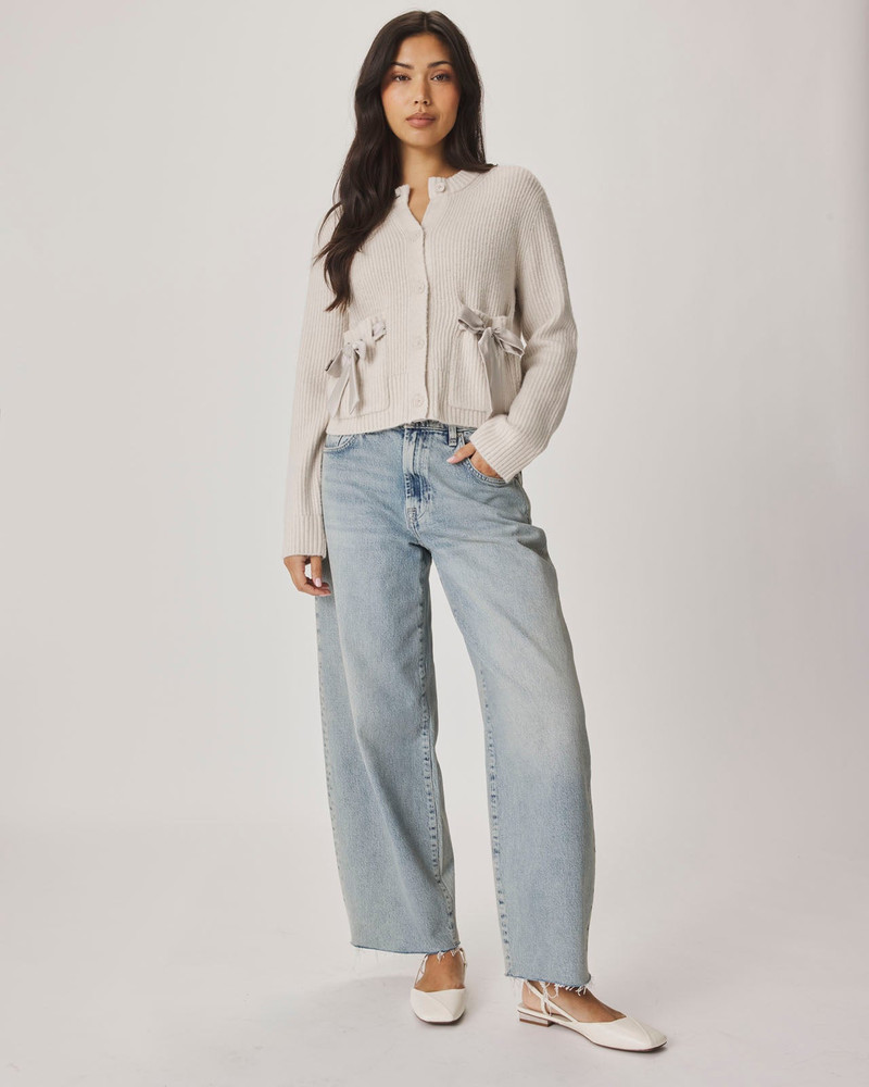 Splendid Stassi Satin Tie Cardigan outlook