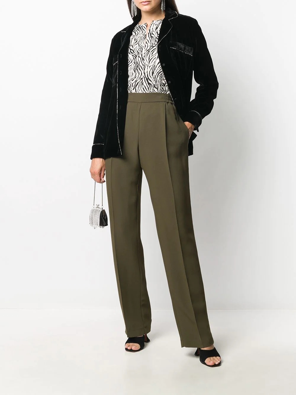 high-waisted trousers - 2